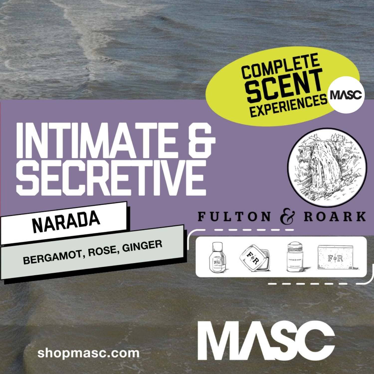 Fulton & Roark Narada Deodorant (Options) Deodorants & Antiperspirants Fulton & Roark