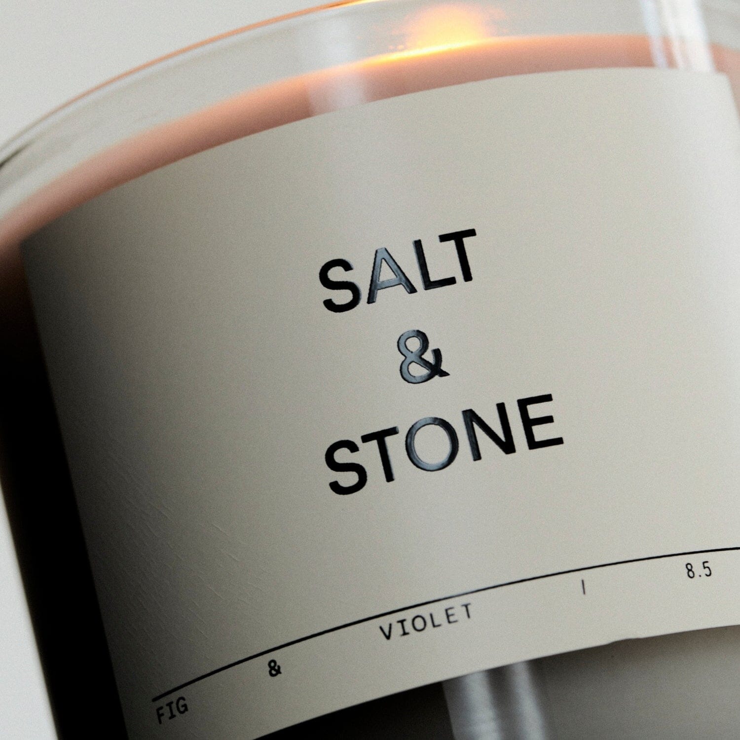 Salt & Stone Candle - Fig & Violet (240g) Candles Salt & Stone