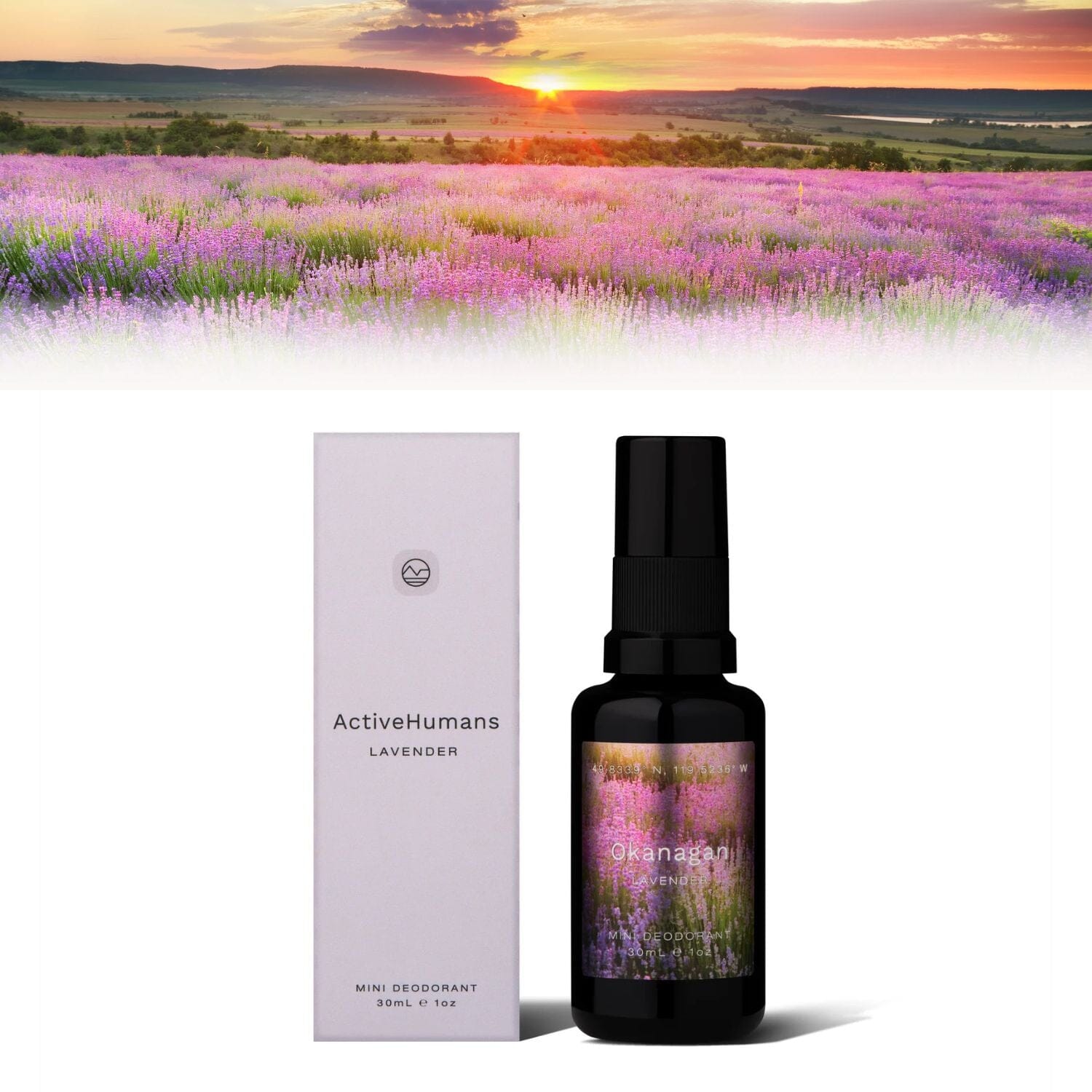 Active Humans Spray Deodorant - Lavender (30ml) Deodorants & Antiperspirants Active Humans