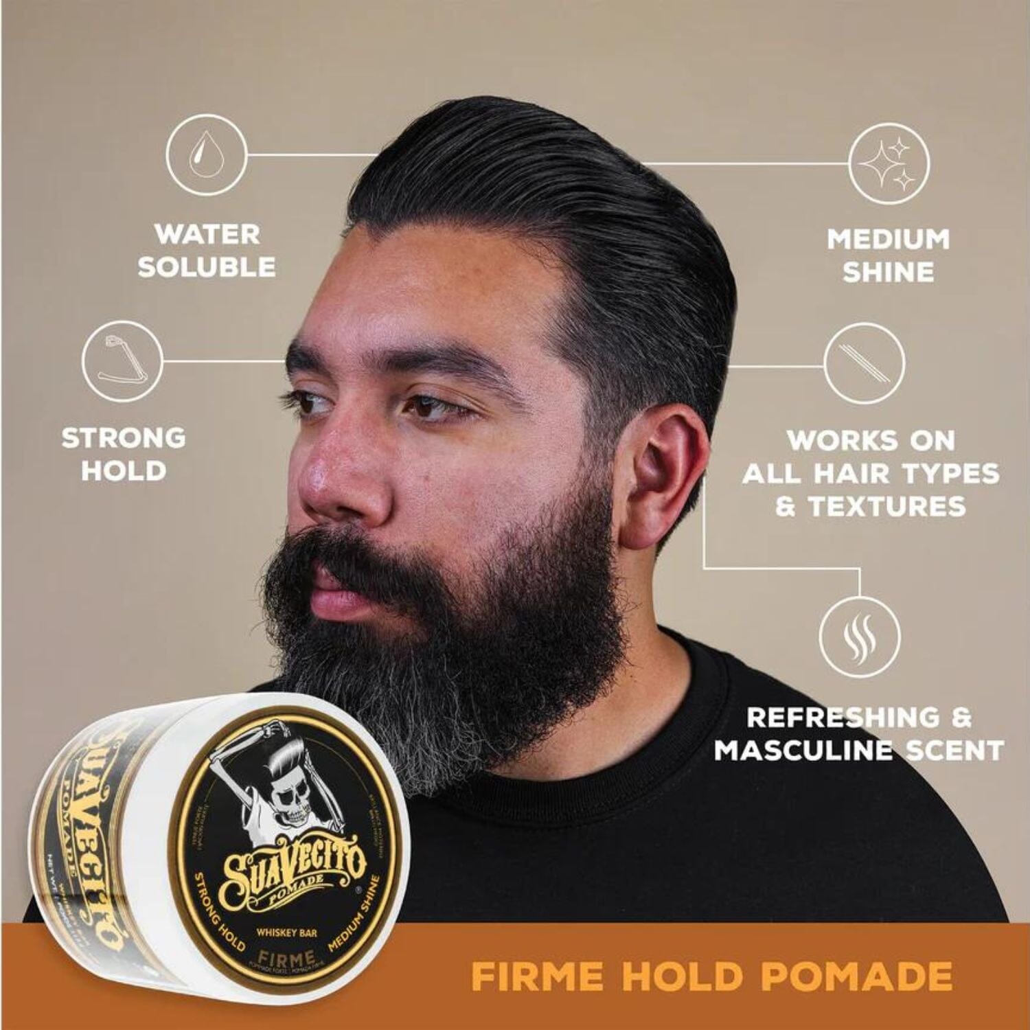 Suavecito Strong Hold Pomade - (Scent Options) Pomades Suavecito