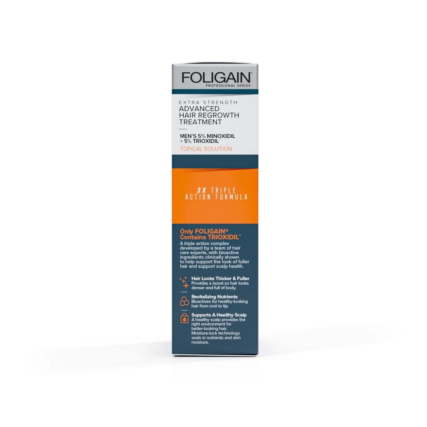 Foligain Advanced Hair Regrowth Treatment For Men with 5% Minoxidil & 5% Trioxidil (59ml) Hair Loss Treatments Foligain