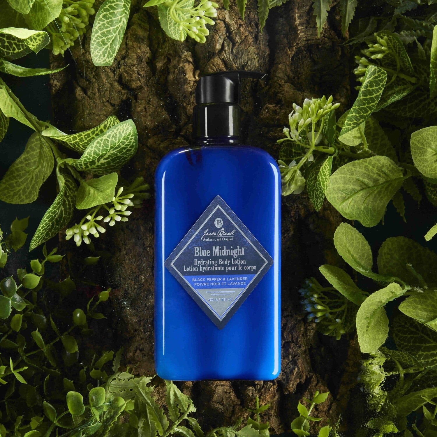 Jack Black Blue Midnight Hydrating Body Lotion (473ml) Body Moisturizers Jack Black