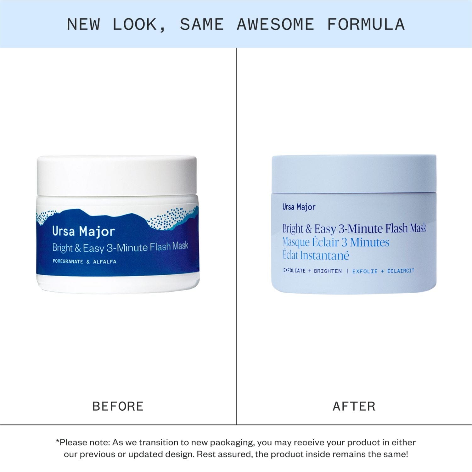 Ursa Major Bright & Easy 3-Minute Flash Mask (47ml) Masks Ursa Major