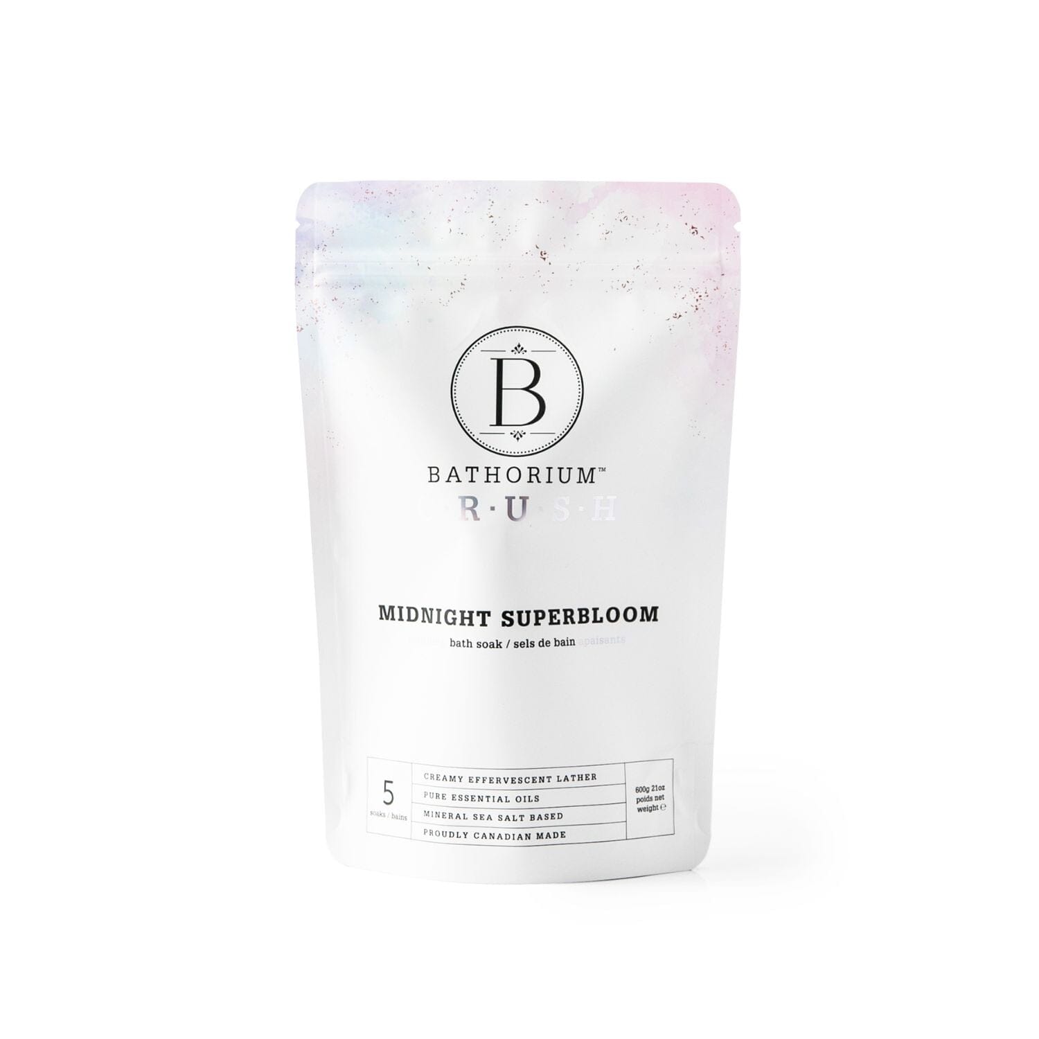 Bathorium Crush Relaxing Bath Soak - Midnight Superbloom (Size Options) Bath Salt / Soaks Bathorium 600g (5 bath)