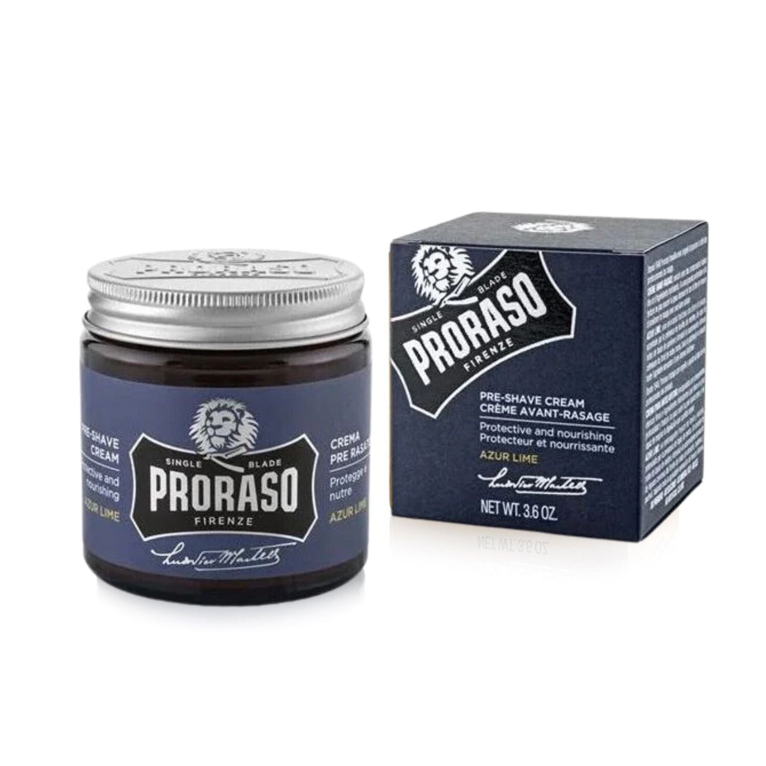 Proraso Single Blade Pre-Shave Cream - Azur Lime (100ml) Pre-Shave Proraso