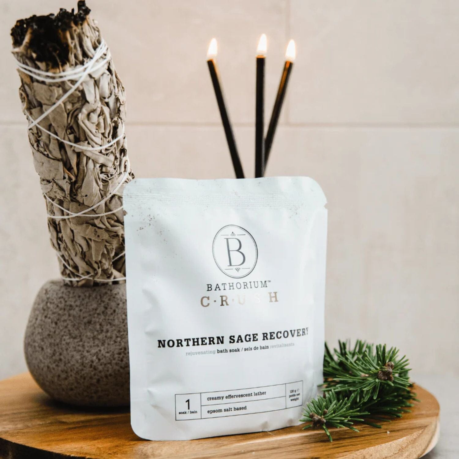 Bathorium Crush Relaxing Bath Soak - Northern Sage Recovery (Size Options) Bath Salt / Soaks Bathorium