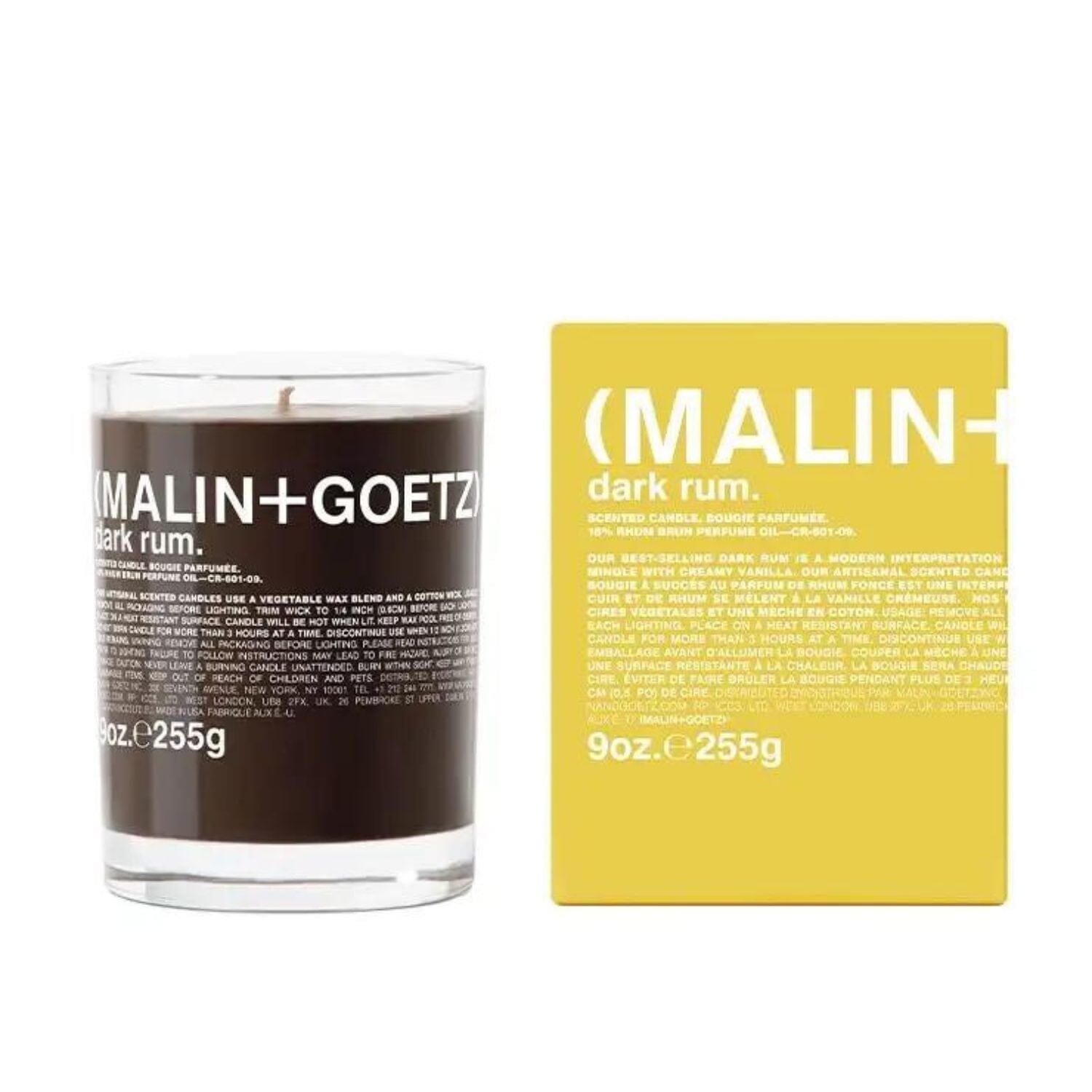 (Malin+Goetz) Dark Rum Candle (260g) Candles (Malin+Goetz)
