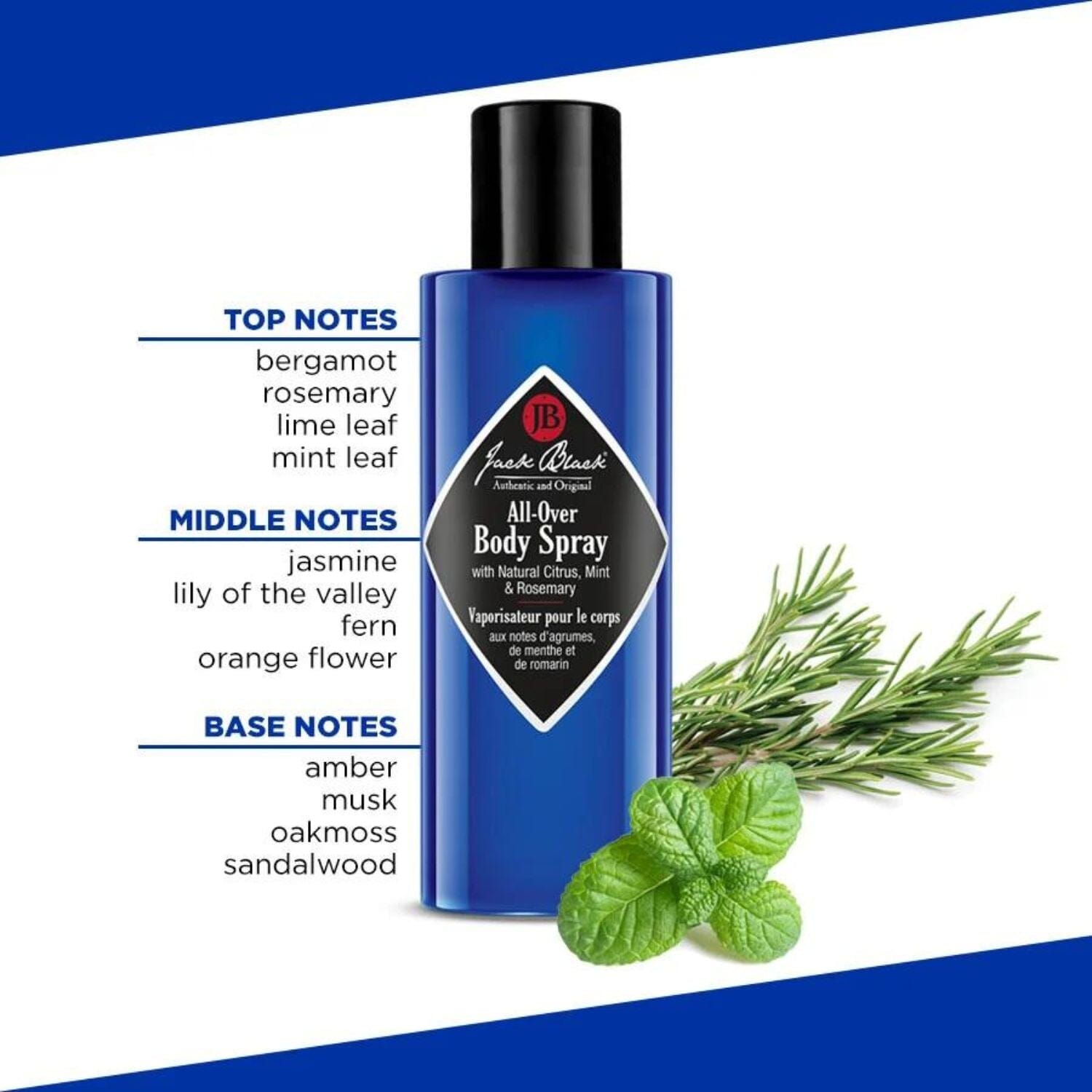 Jack Black All-Over Body Spray (100ml) Body Spray Jack Black