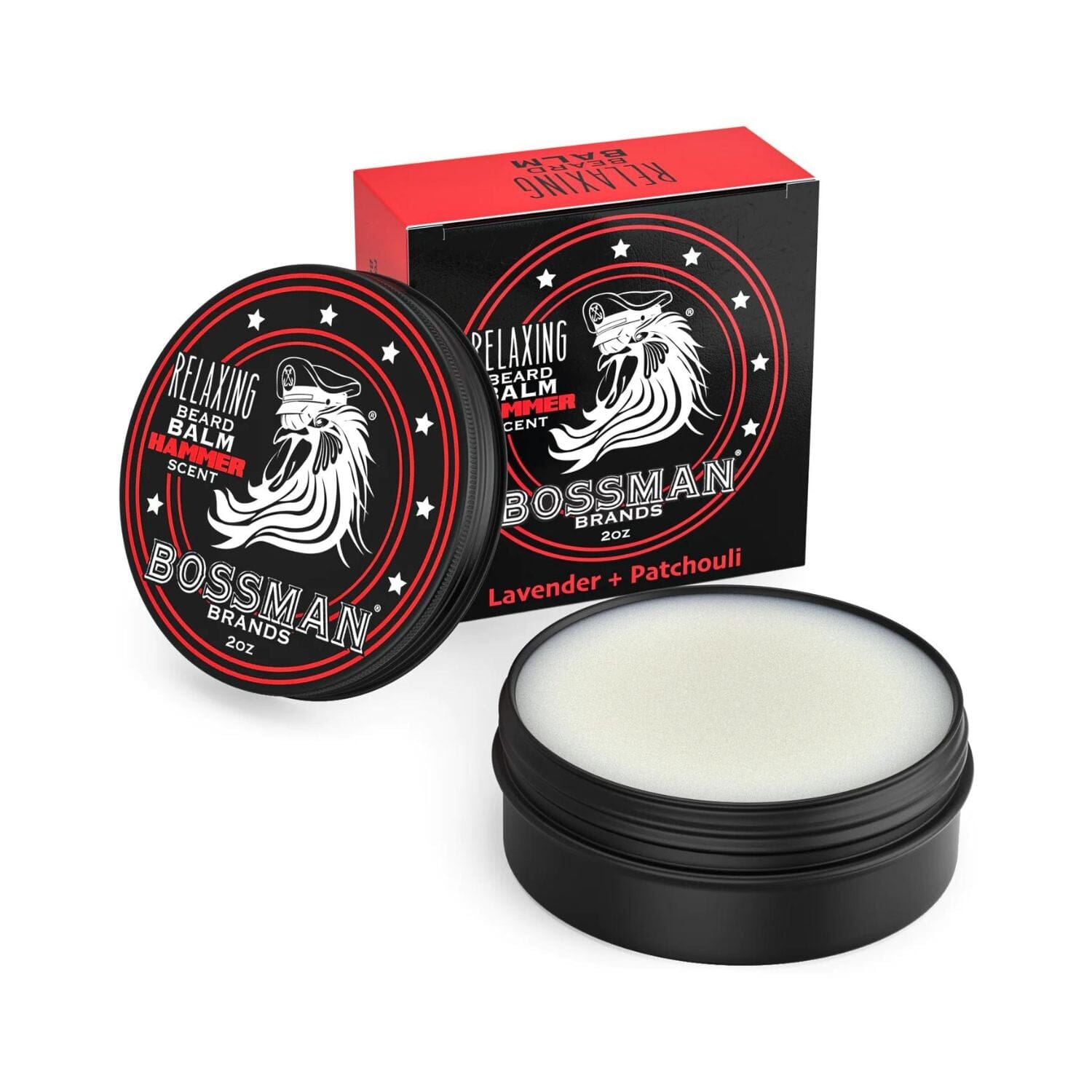 Bossman Relaxing Beard Balm (2oz) - Scent Options Beard Balms Bossman Hammer