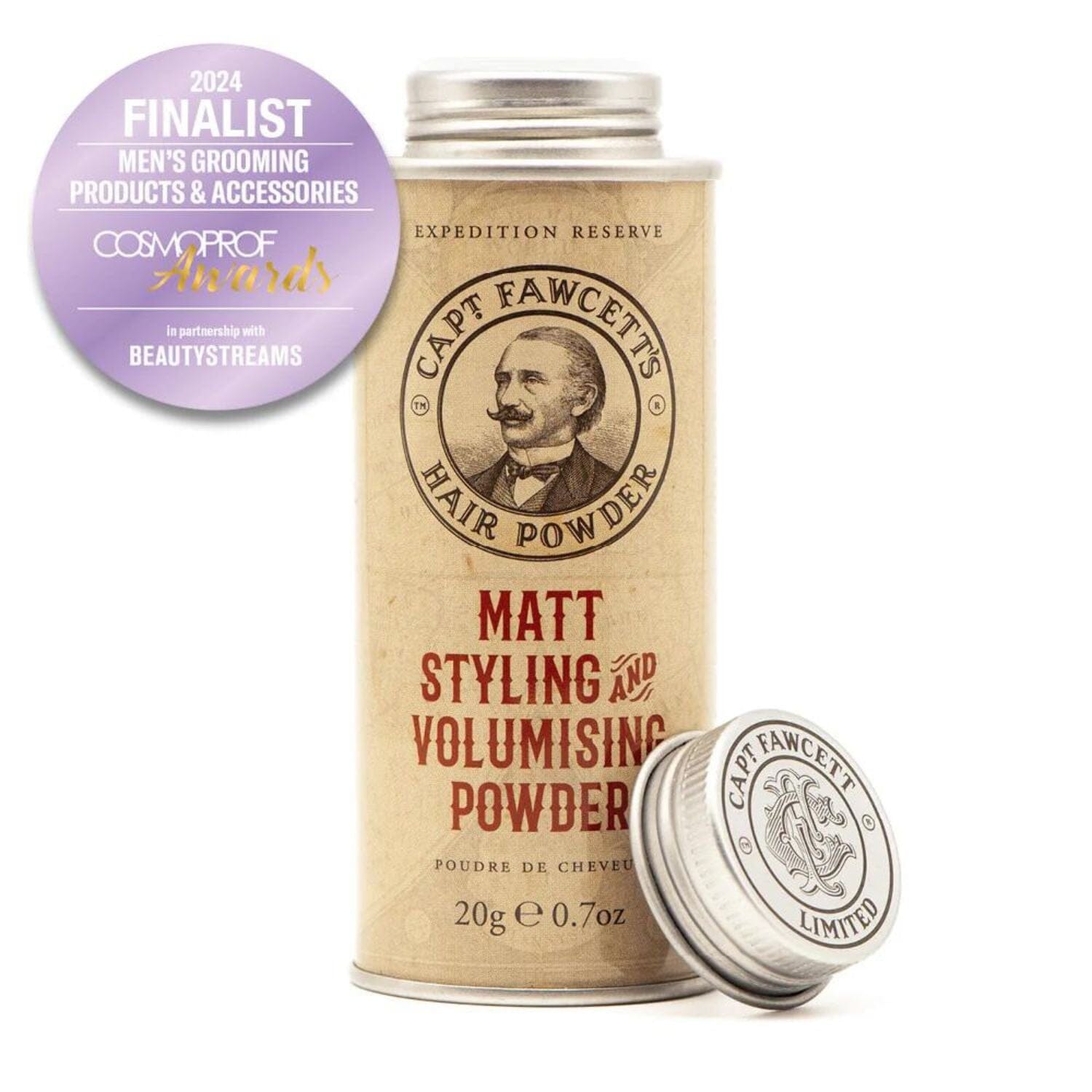 Captain Fawcett’s Expedition Reserve Hair Powder (20g) Powders Capt. Fawcett