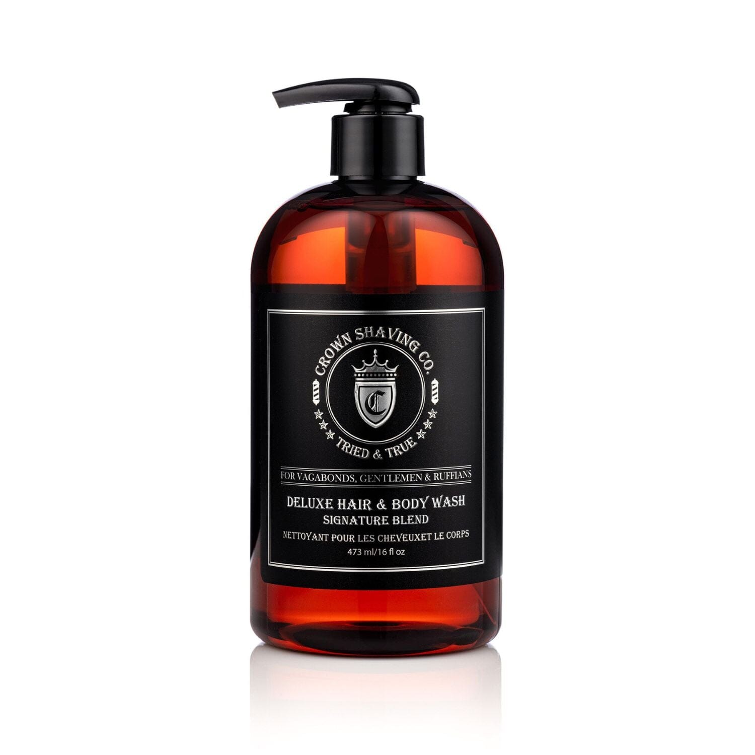 Crown Shaving Co. Deluxe Hair & Body Wash (473ml) Shower Gels & Washes Crown Shaving Co.