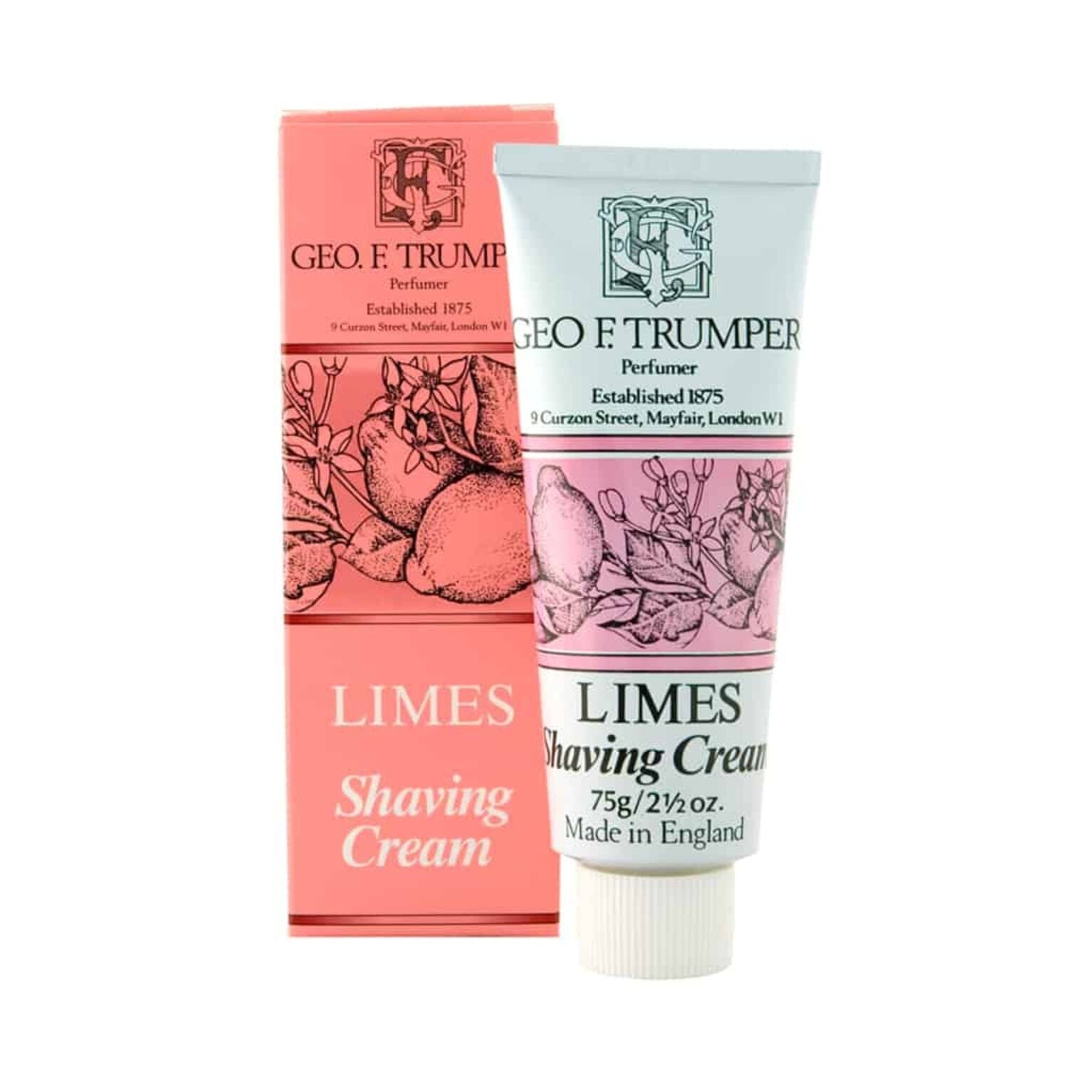 Geo. F. Trumper Limes Shaving Cream (size options) Shaving Creams Geo. F. Trumper Tube (75g)