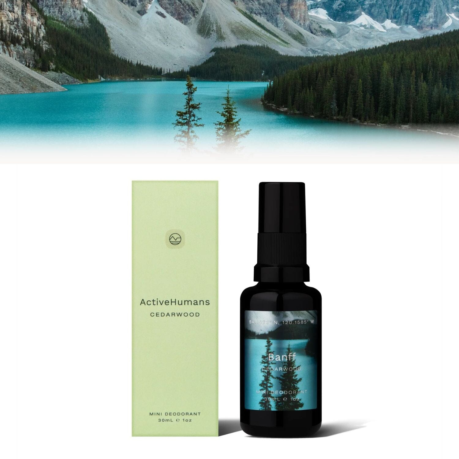 Active Humans Spray Deodorant - Cedarwood (30ml) Deodorants & Antiperspirants Active Humans