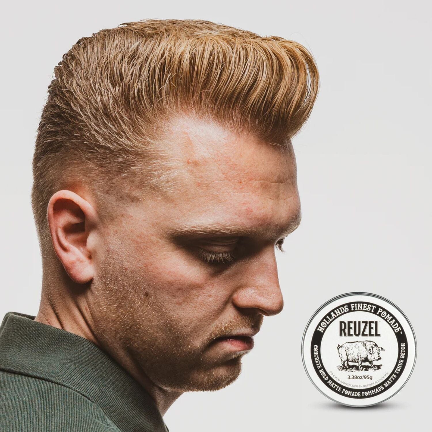 Reuzel Concrete Hold Matte Pomade (113g) Clays Reuzel