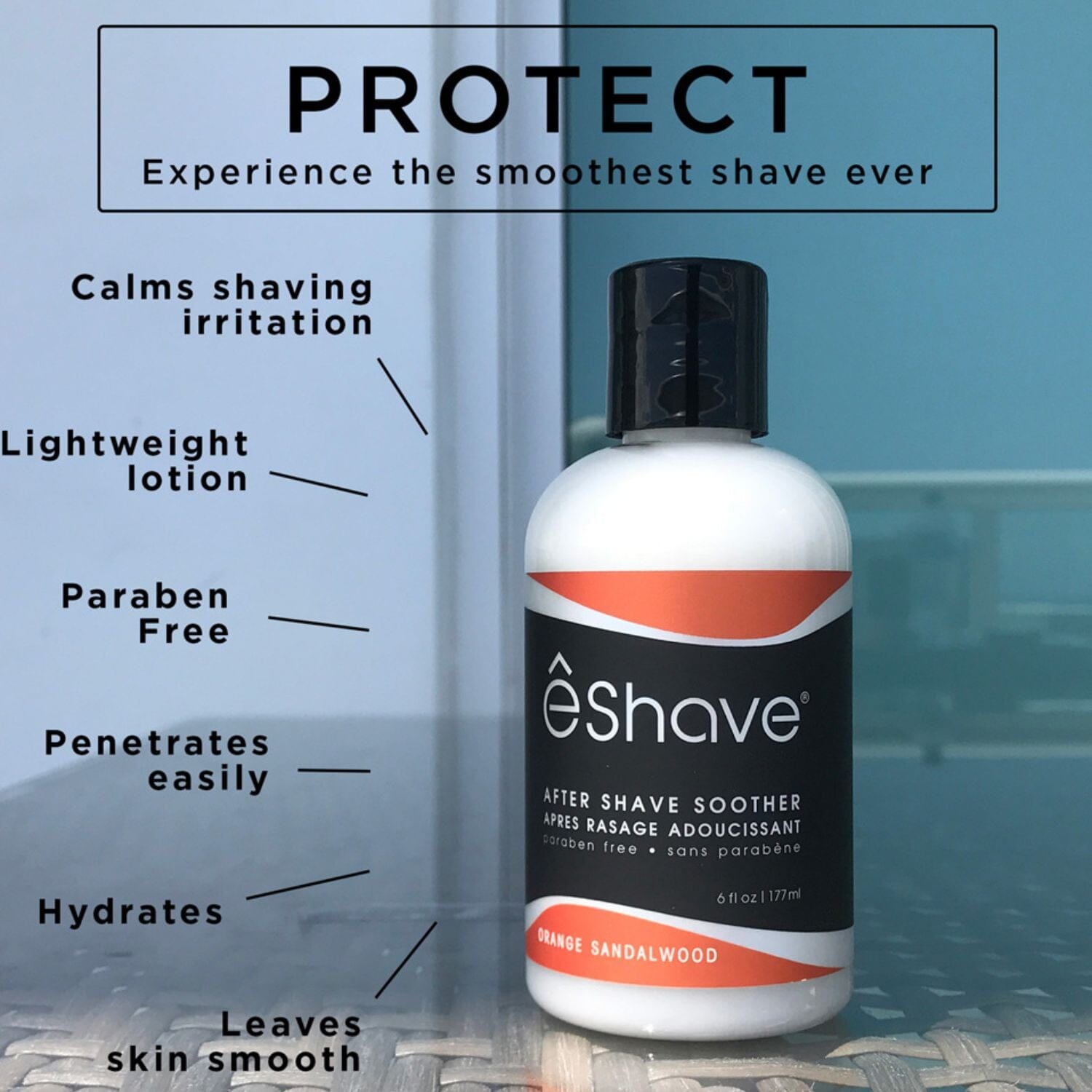 eShave After Shave Soother - Orange Sandalwood (177ml) Post-Shave eShave