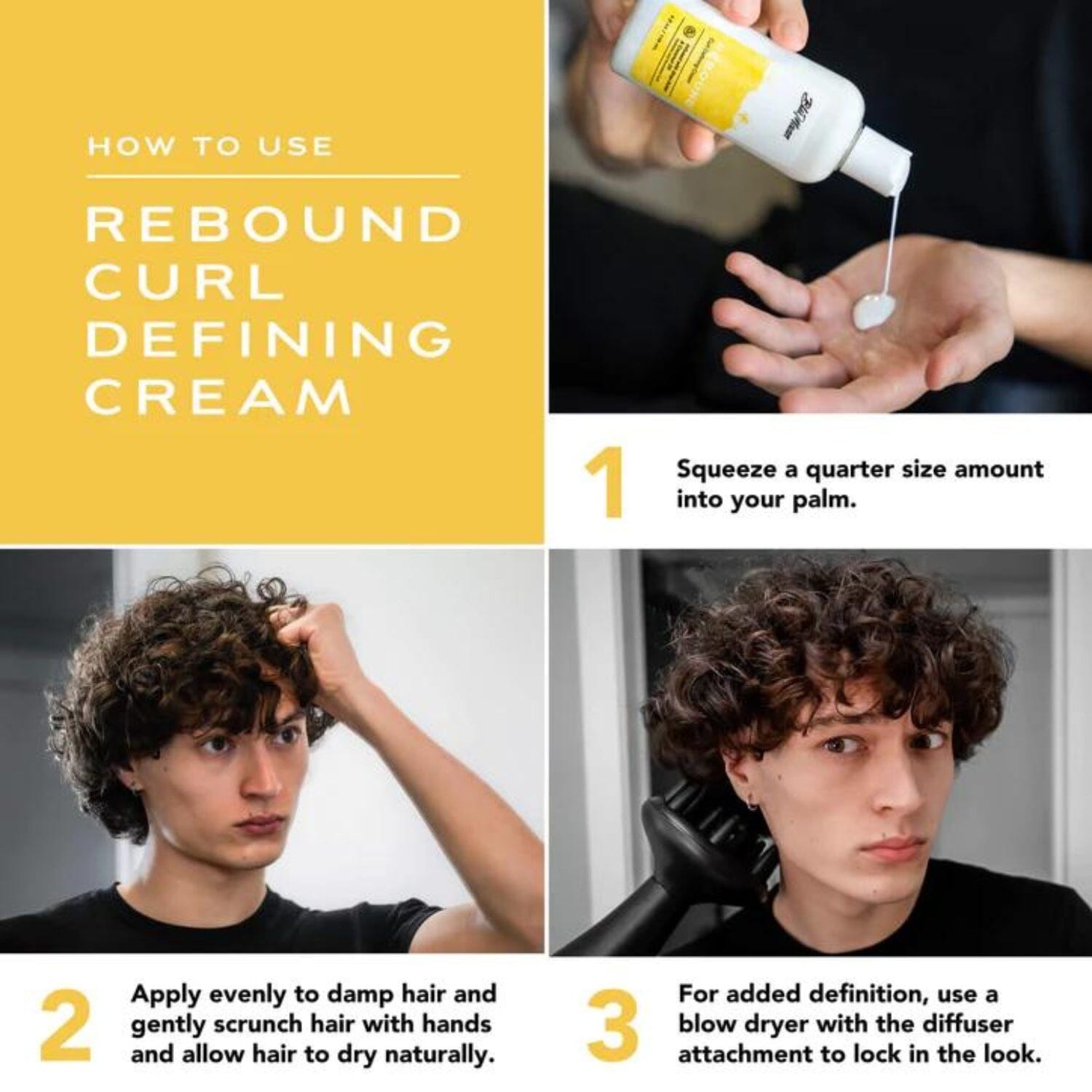 Blumaan Rebound Curl Defining Cream (118ml) Creams BluMaan
