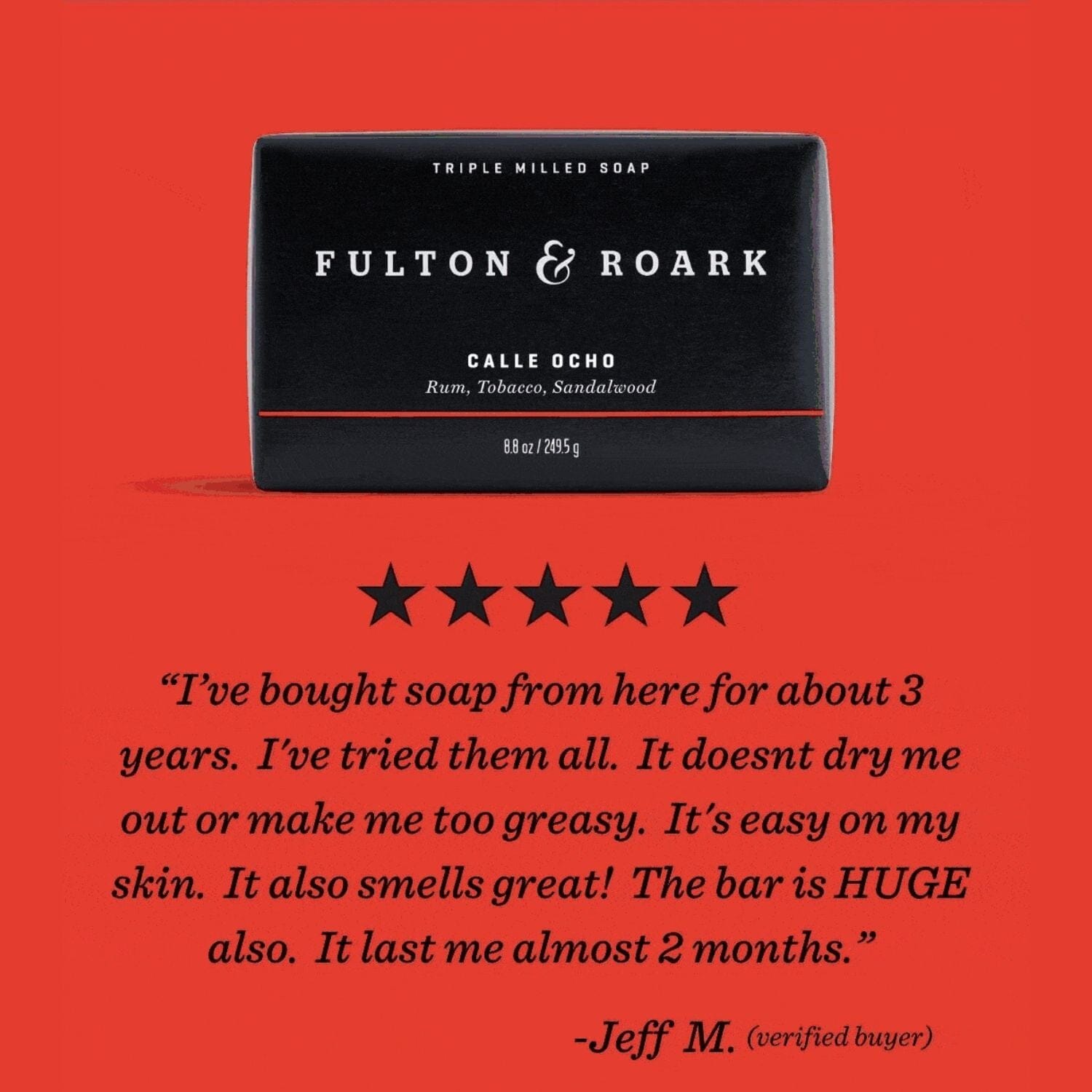 Fulton & Roark Calle Ocho Bar Soap (249.5g) Bar Soaps Fulton & Roark