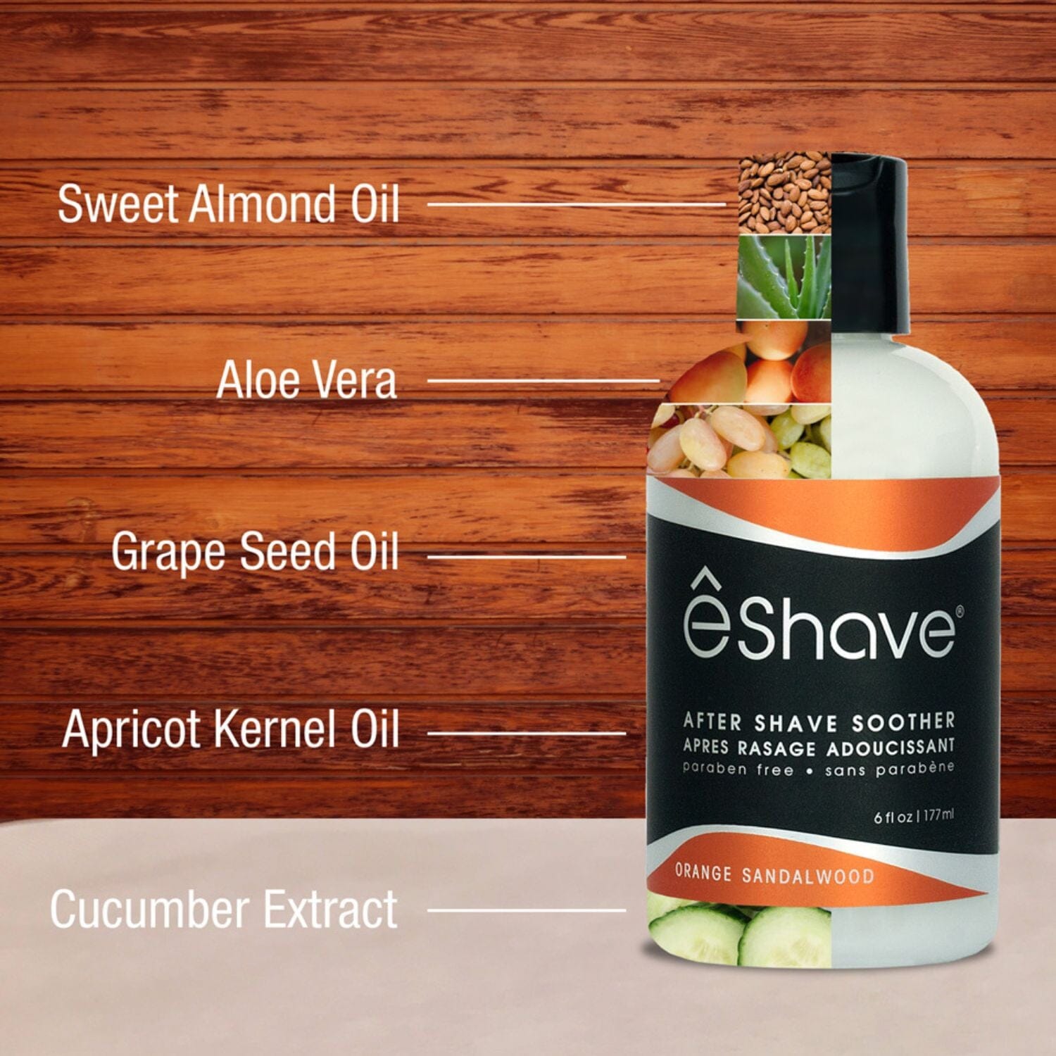 eShave After Shave Soother - Orange Sandalwood (177ml) Post-Shave eShave
