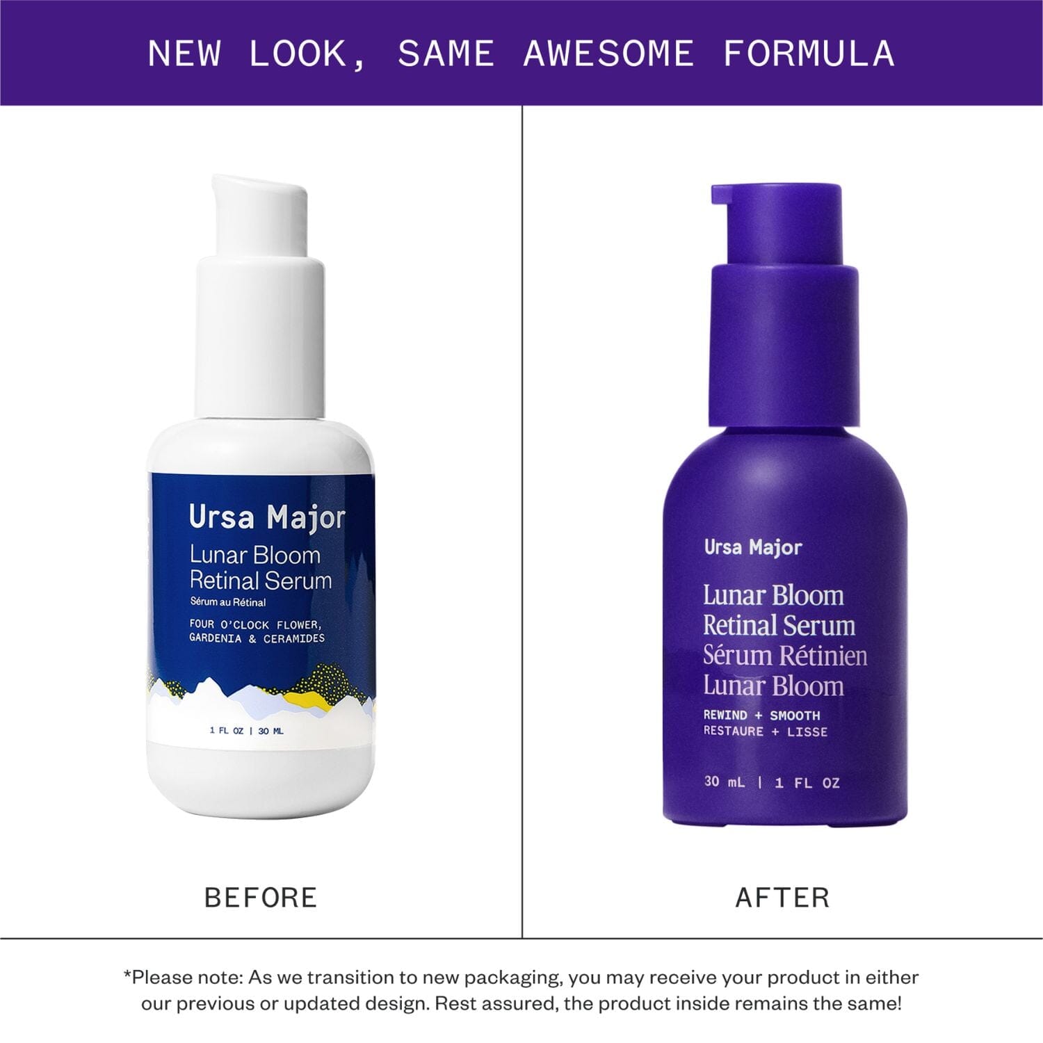 Ursa Major Lunar Bloom Retinal Serum (30ml) Serums Ursa Major