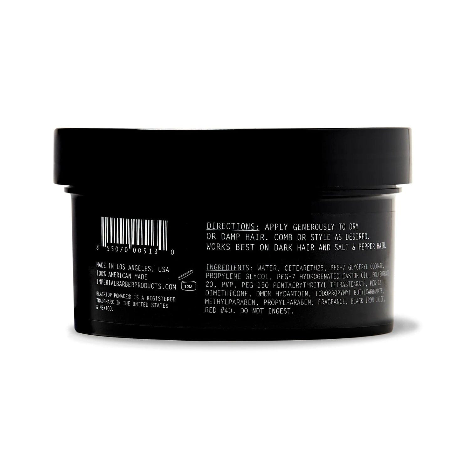 Imperial Blacktop Pomade (Size Options) Pomades Imperial Barber Products