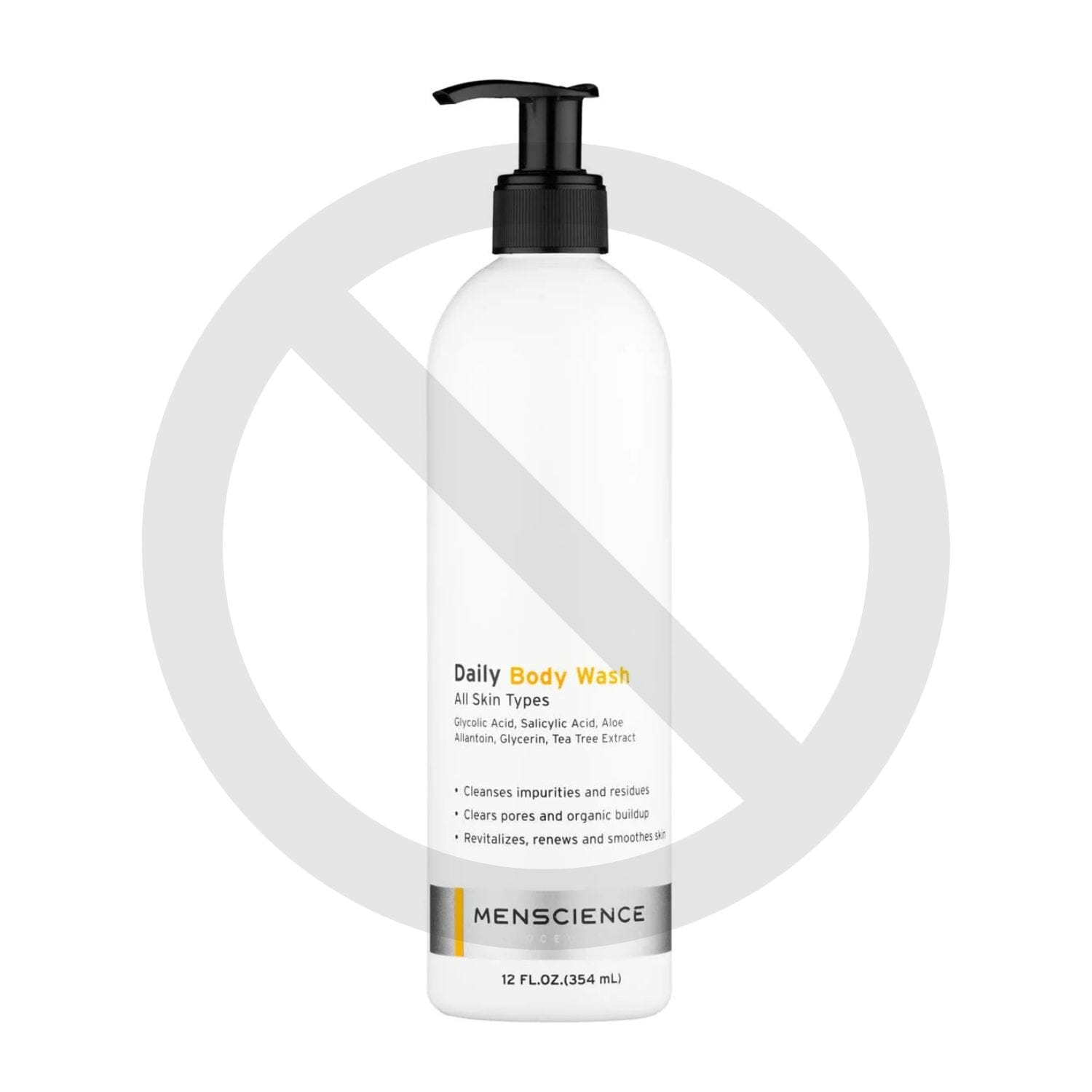 Menscience Daily Body Wash (354ml) Shower Gels & Washes Menscience