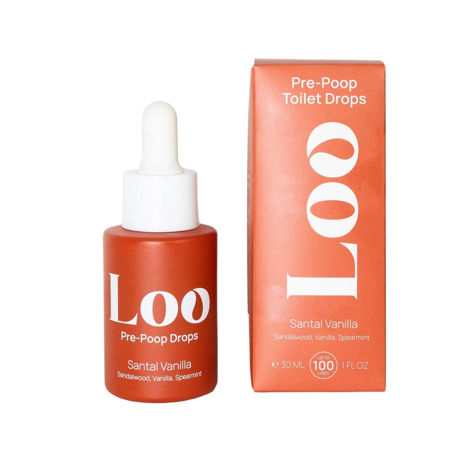Loo Pre-Poop Drops - Santal Vanilla (30ml) Other Loo