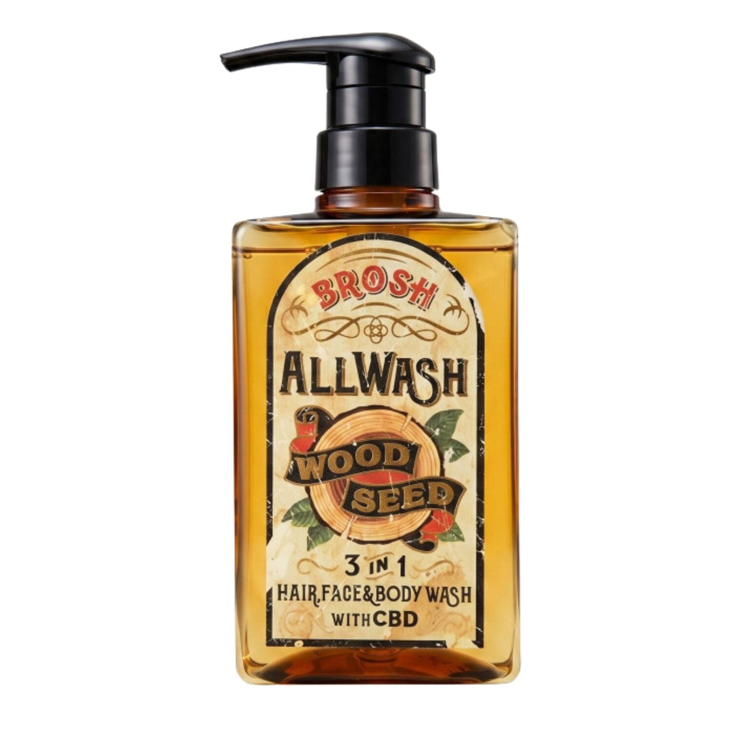 Brosh All Wash Wood Seed (12.5oz) Shower Gels & Washes Brosh