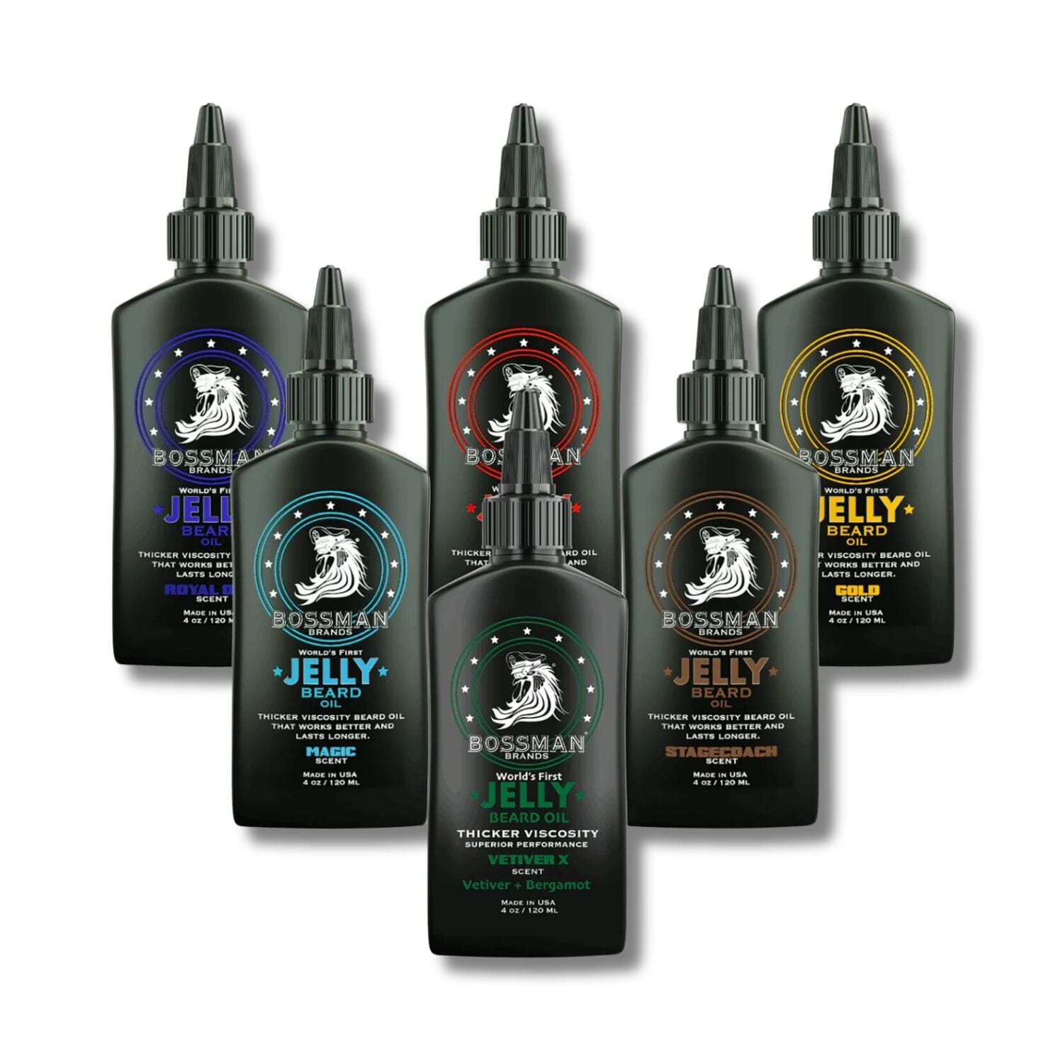 Bossman Jelly Beard Oil (4oz) - Scent Options Beard OIls Bossman