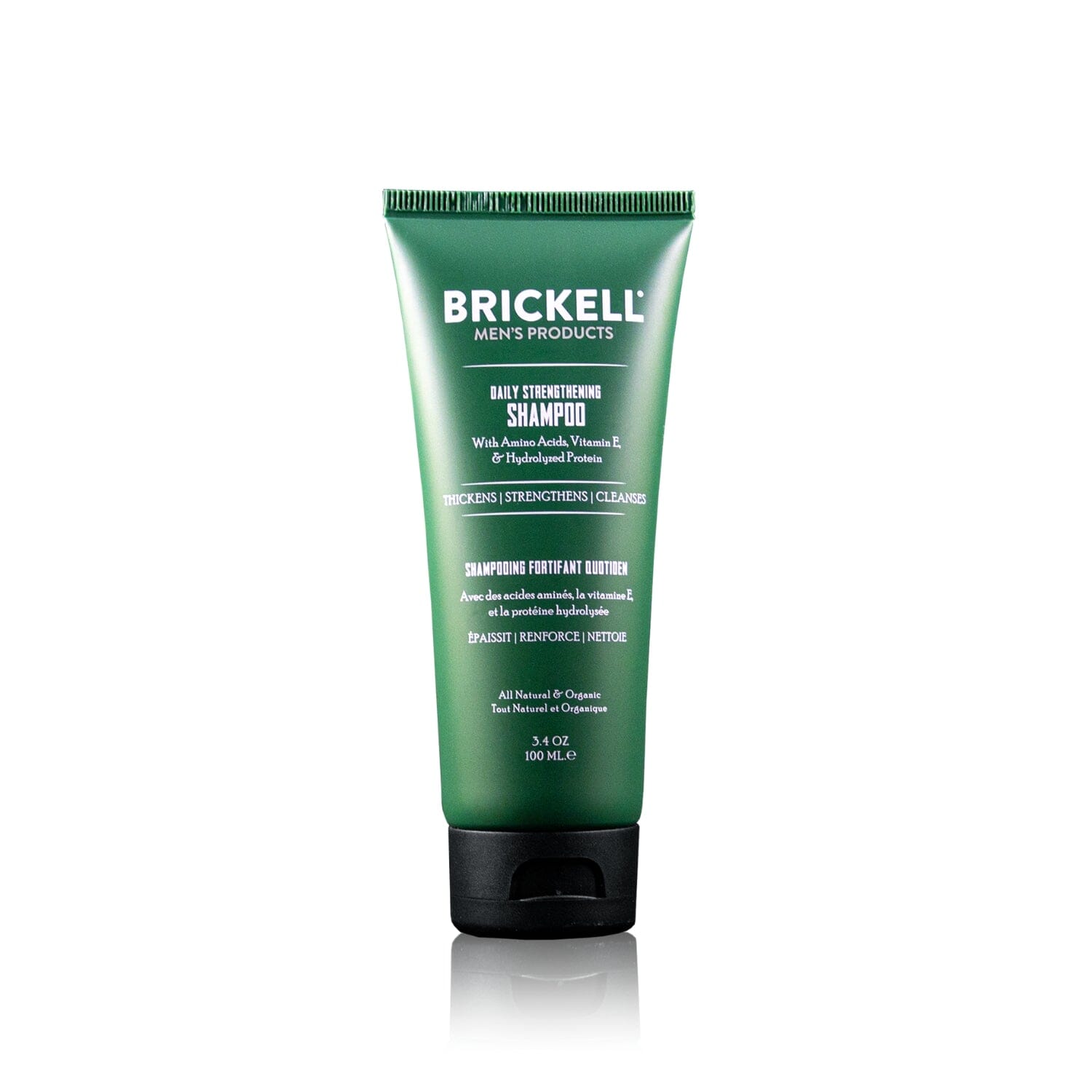 Brickell Daily Strengthening Shampoo (Size Options) Shampoos Brickell 100ml