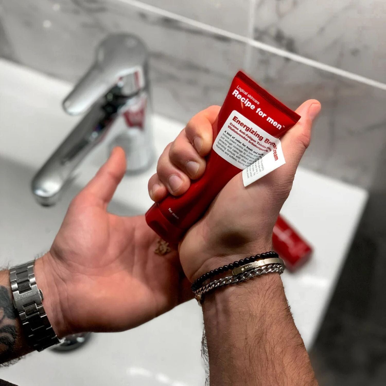 Recipe For Men Energizing Bronze Cream (75ml) Concealers Recipe For Men