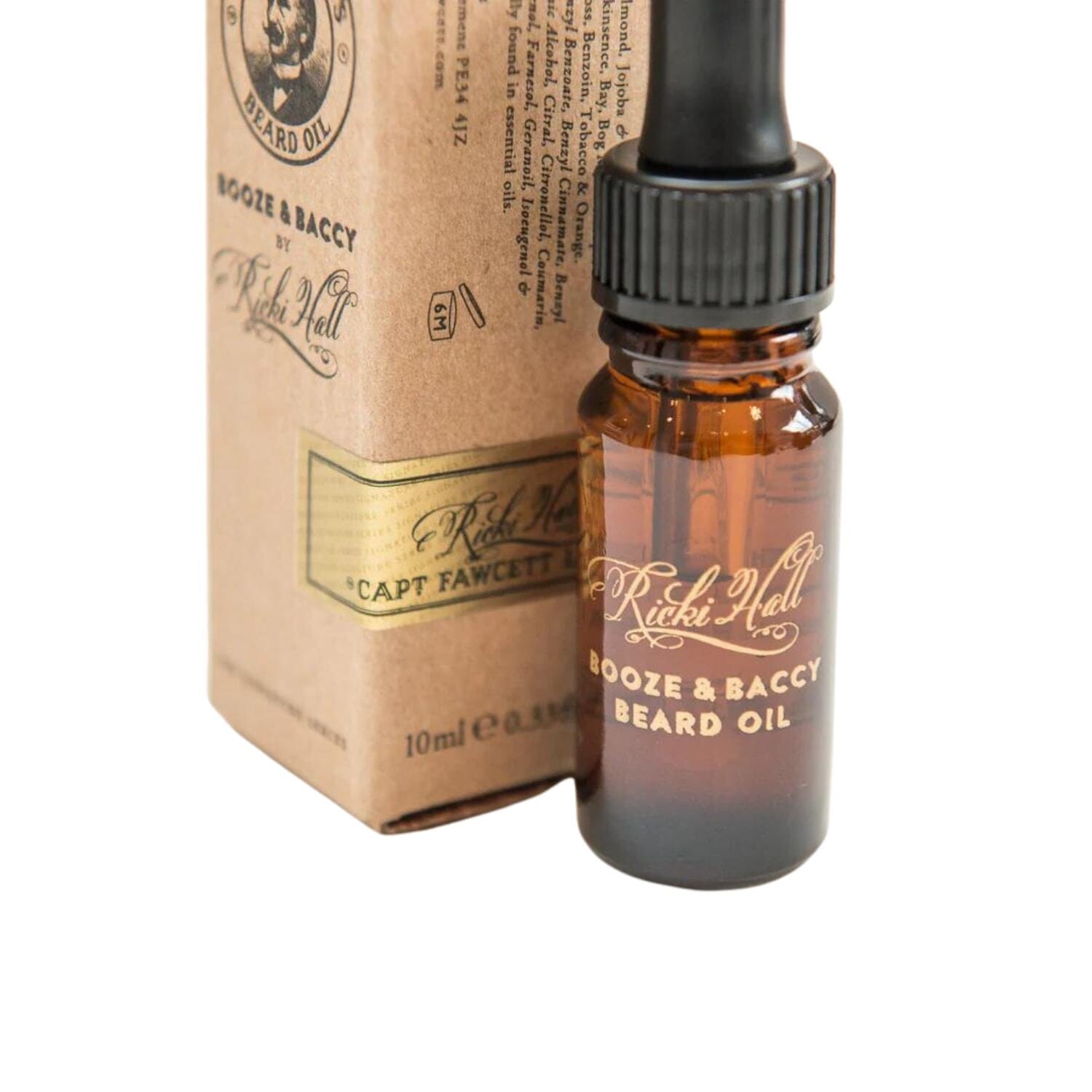 Captain Fawcett's Beard Oil - Ricki Hall's Booze & Baccy (Size Options) Beard OIls Capt. Fawcett 10ml