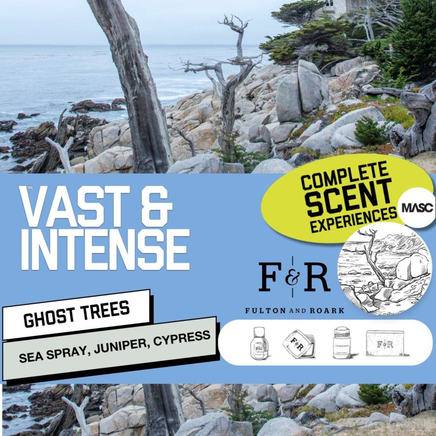 Fulton & Roark The Essentials Fragrance Set (Scent Options) All Sets Fulton & Roark Ghost Trees