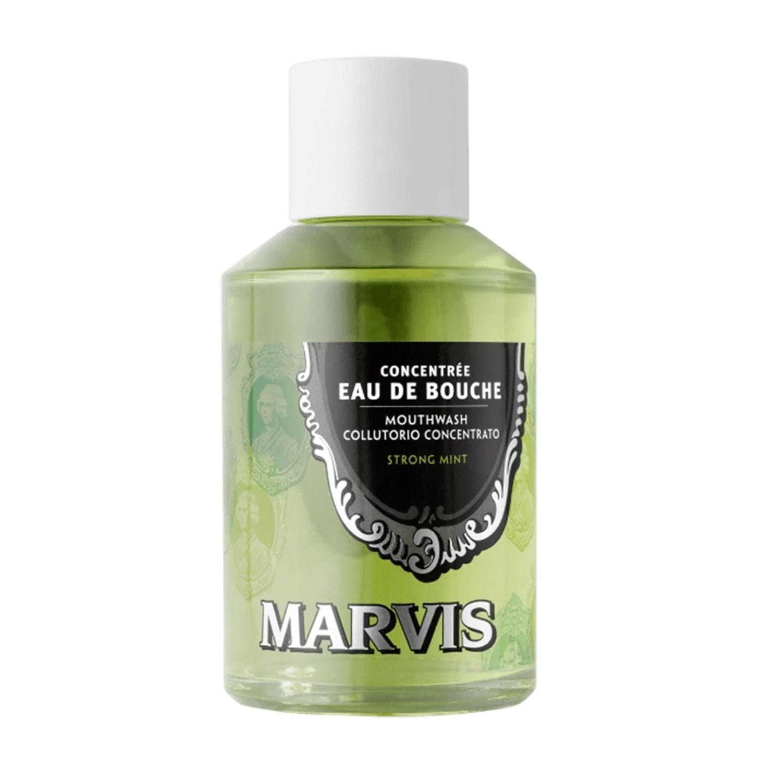 Marvis Concentrated Strong Mint Mouthwash (120ml) Breath Fresheners Marvis