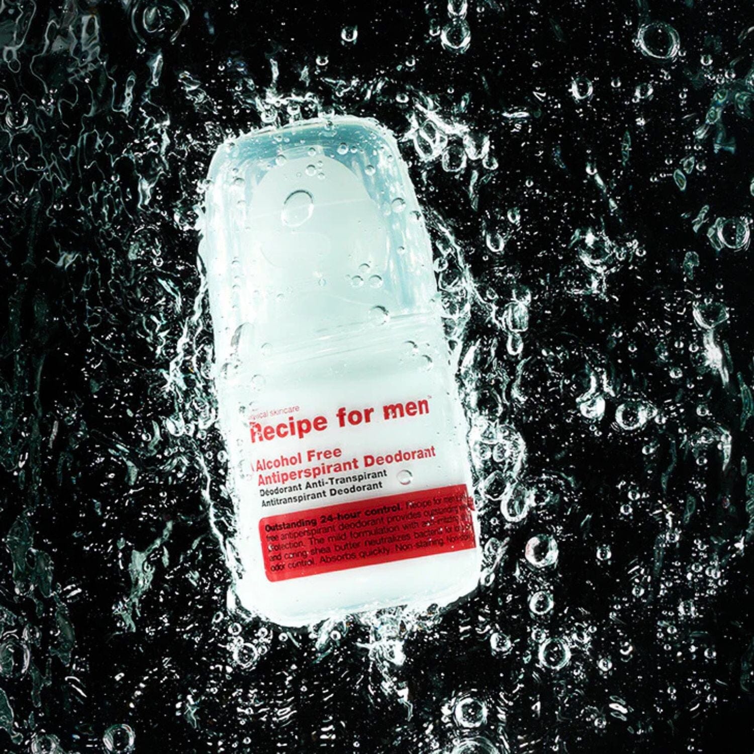 Recipe For Men Alcohol Free Antiperspirant Deodorant (60ml) Deodorants & Antiperspirants Recipe For Men