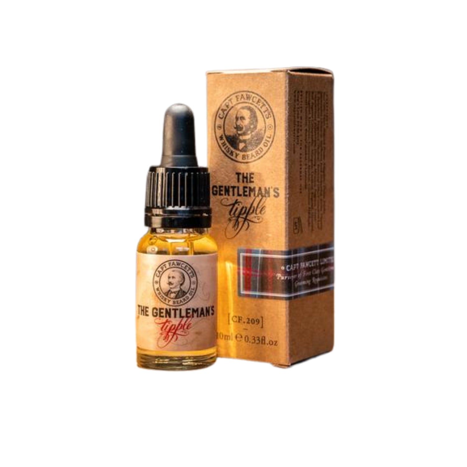 Captain Fawcett's The Gentleman's Tipple Whisky Beard Oil (Size Options) Beard OIls Capt. Fawcett 10ml