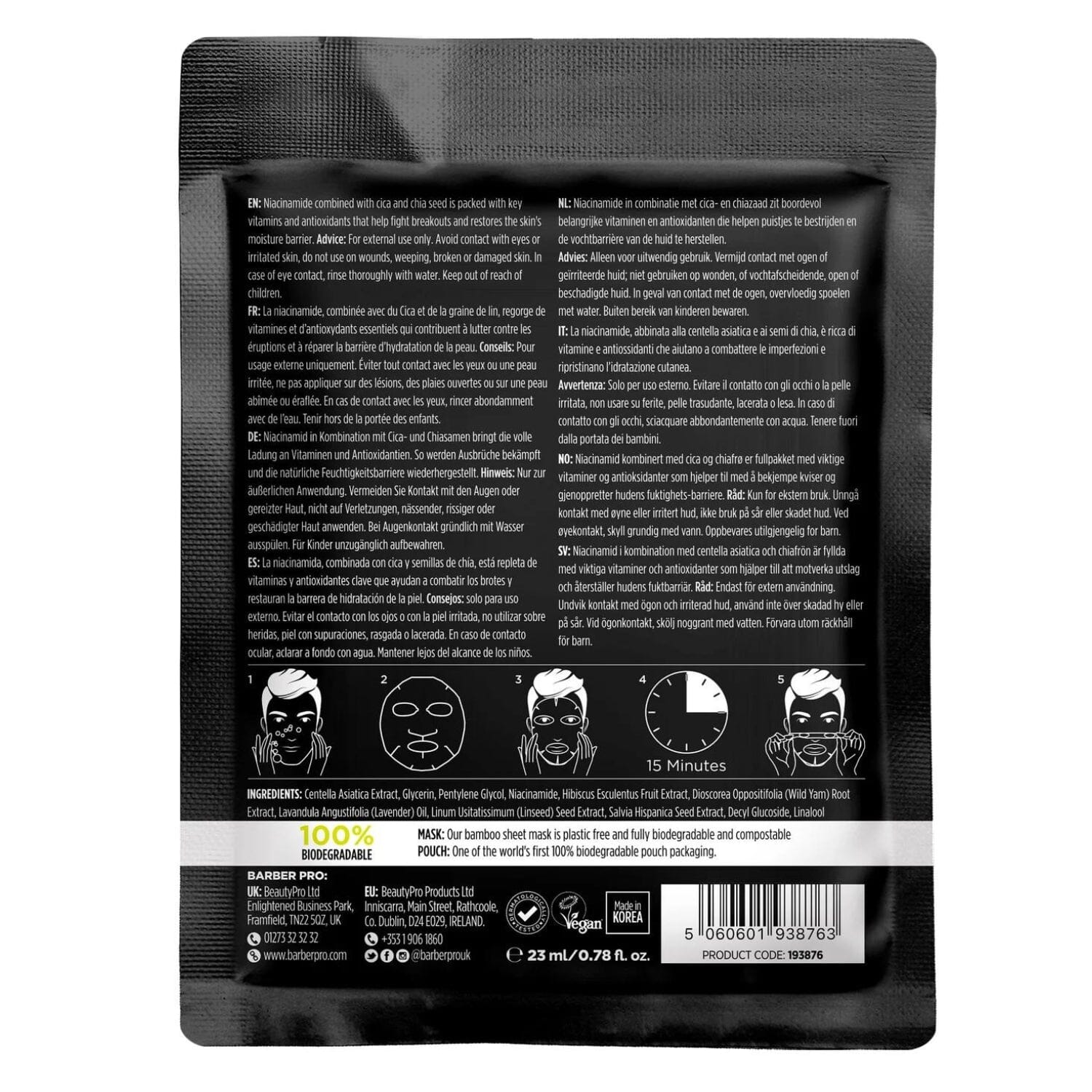 Barber Pro Blemish Control Mask Masks Barber Pro