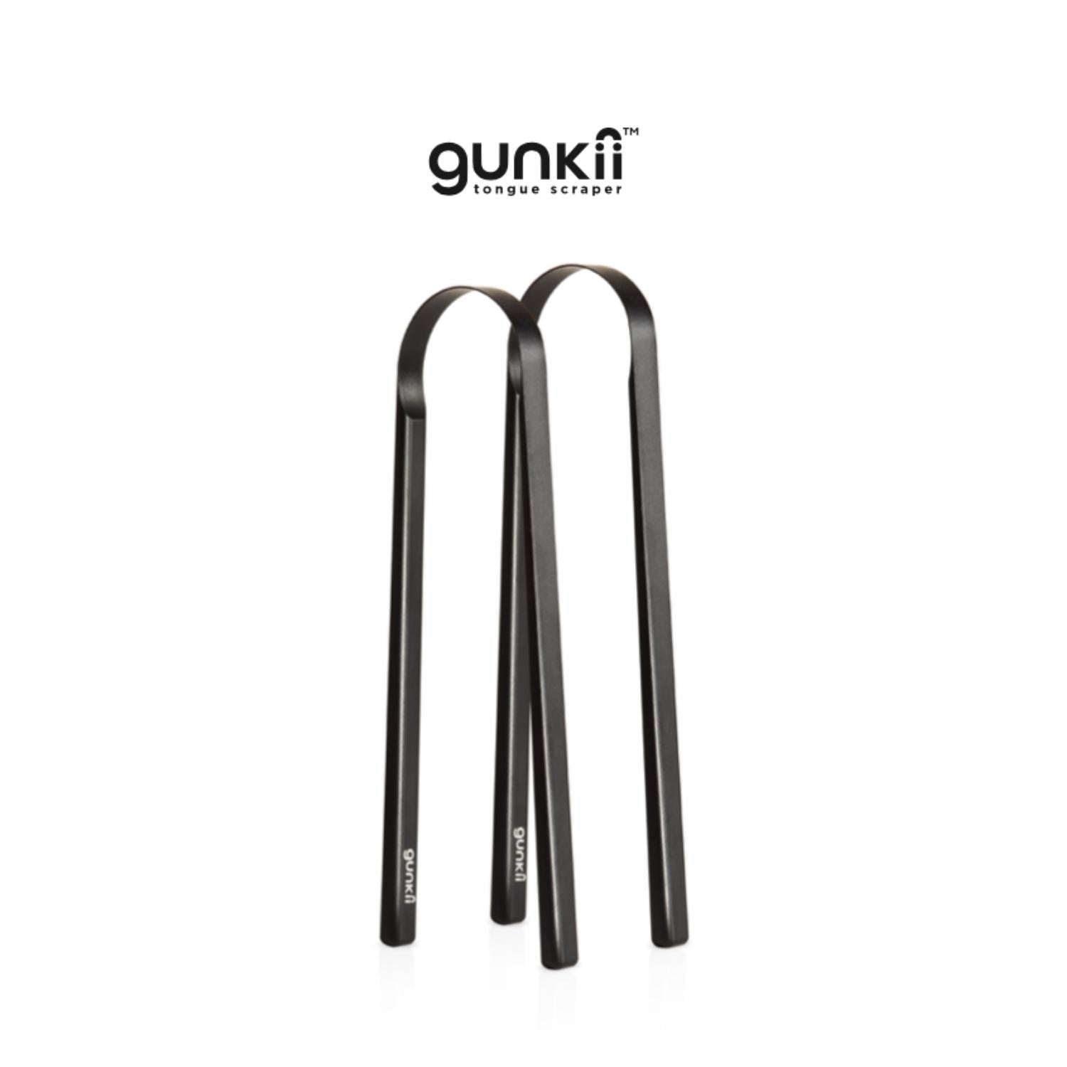 Gunkii Yours & Mine Tongue Scraper Toothpastes & Floss Gunkii