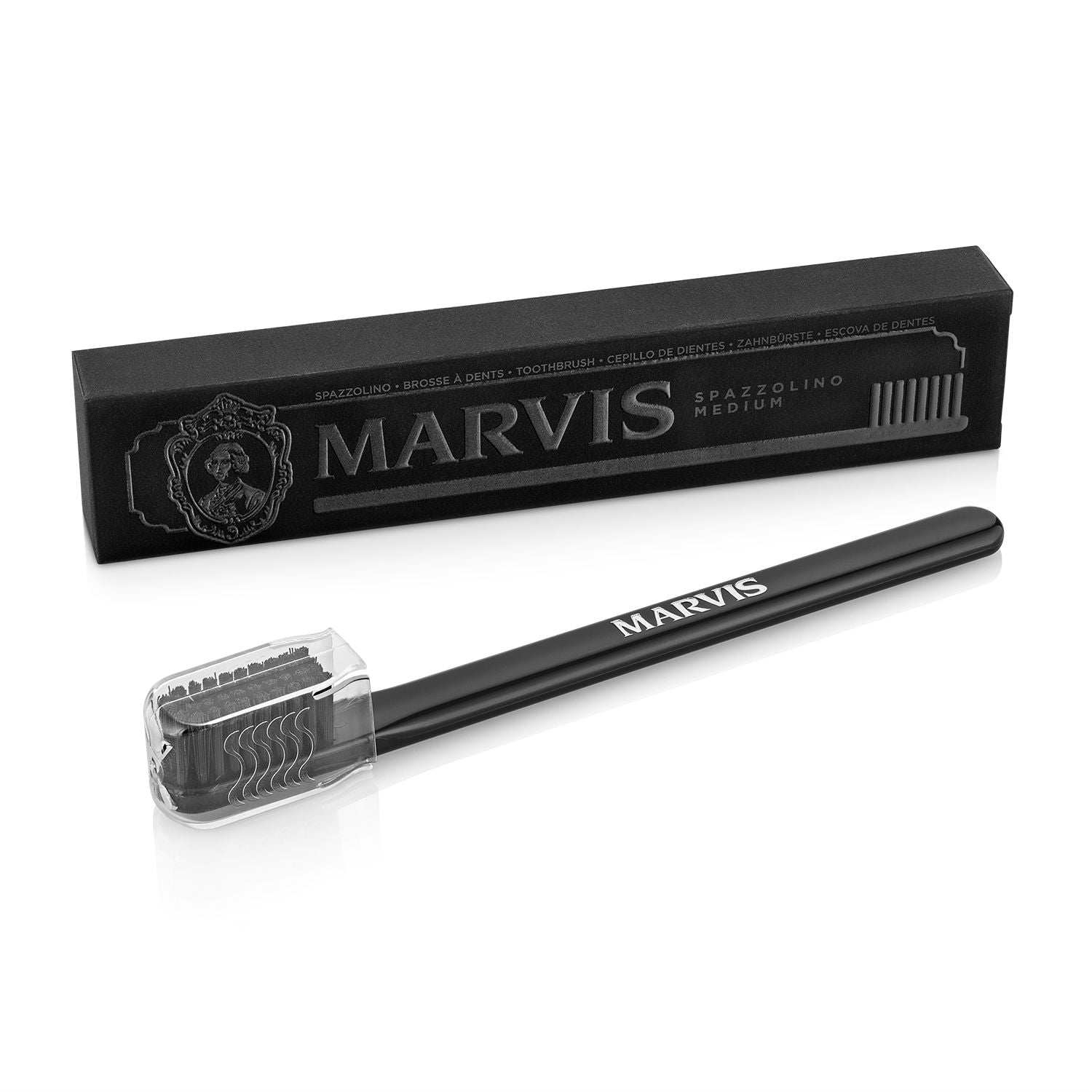 Marvis Medium Tynex Bristle Toothbrush - Black Toothbrushes Marvis