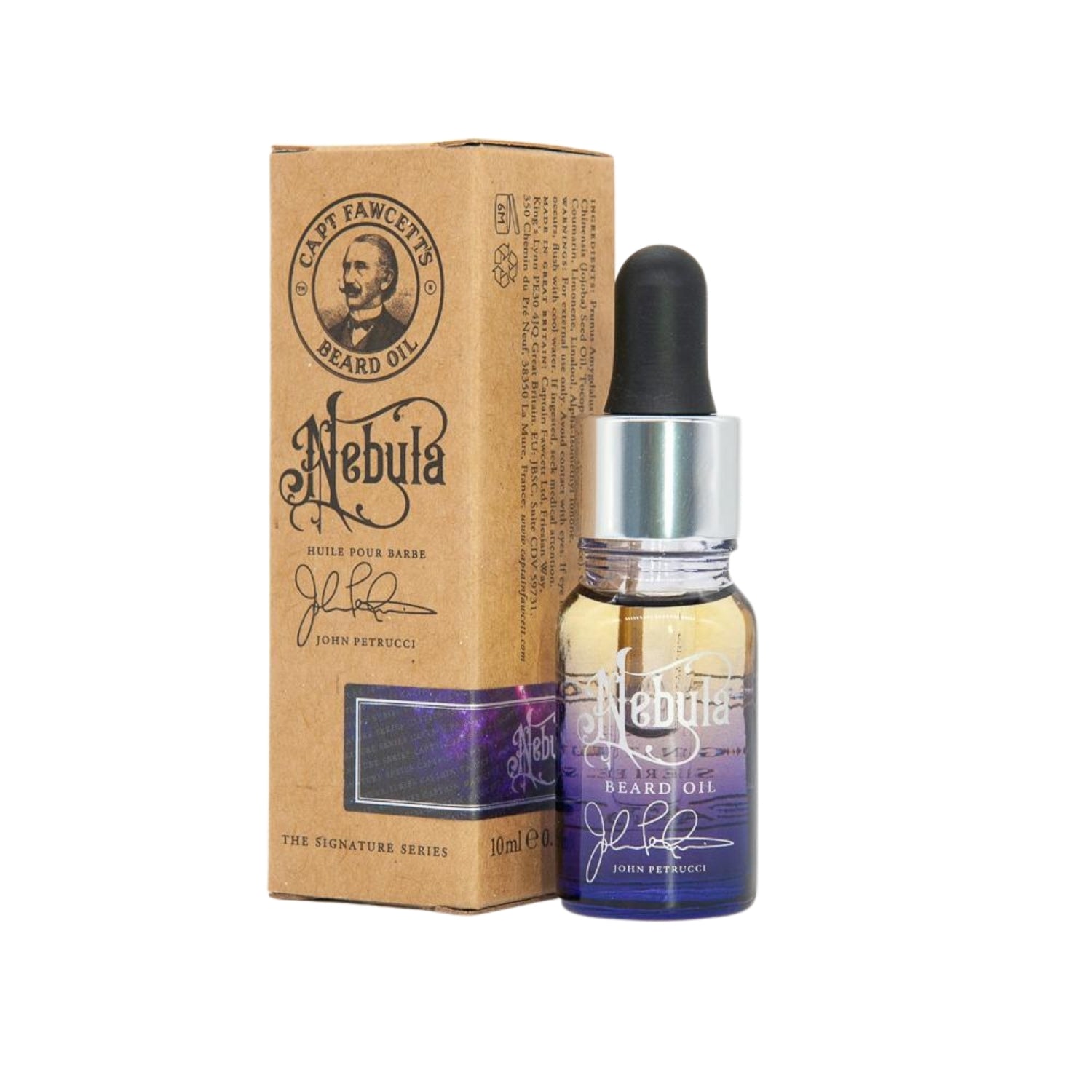 Captain Fawcett's John Petrucci's Nebula Beard Oil (Size Options) Beard OIls Capt. Fawcett 10ml