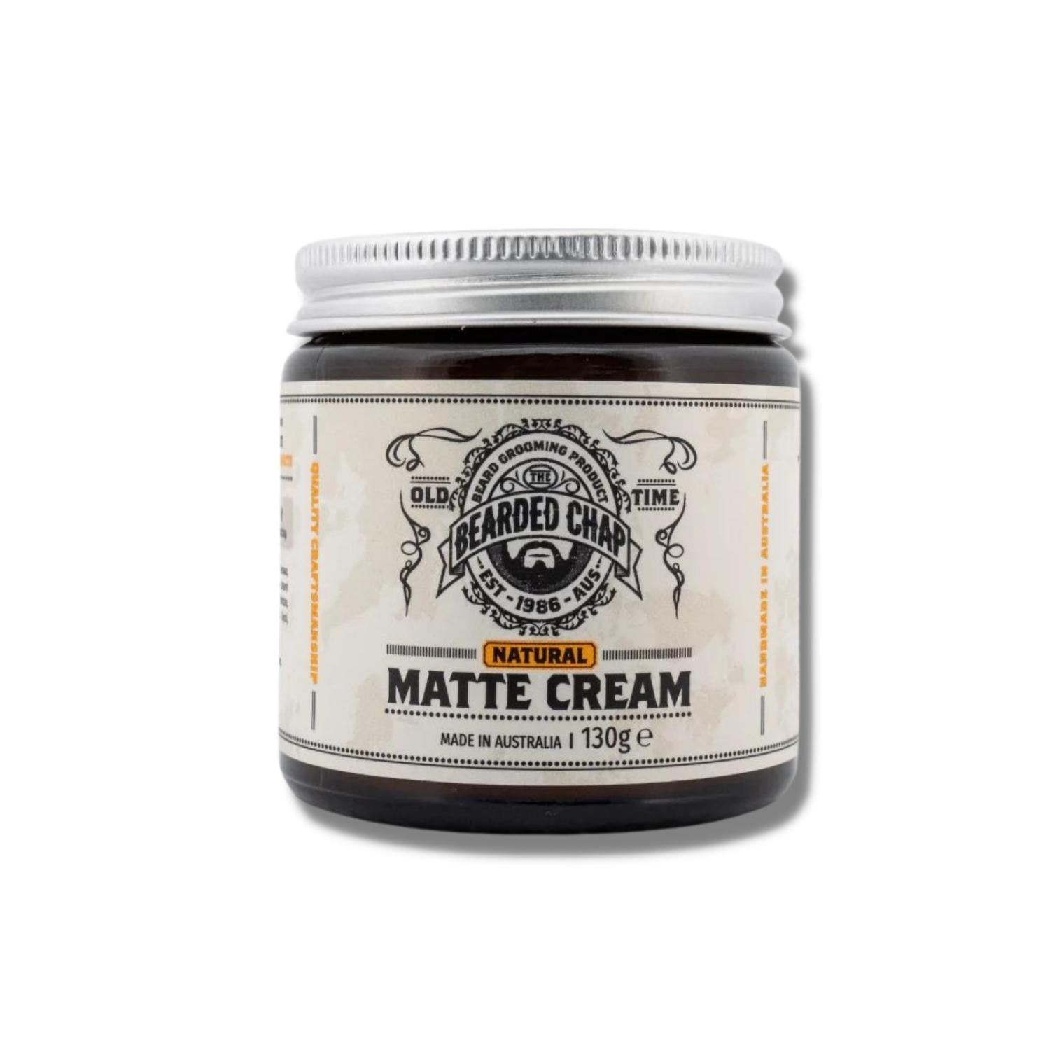 The Bearded Chap Natural Matte Cream (130g) Hair Styling The Bearded Chap
