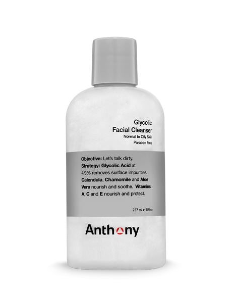 Anthony Logistics Glycolic Facial Cleanser (Size Options) Cleansers Anthony Logistics 237ml