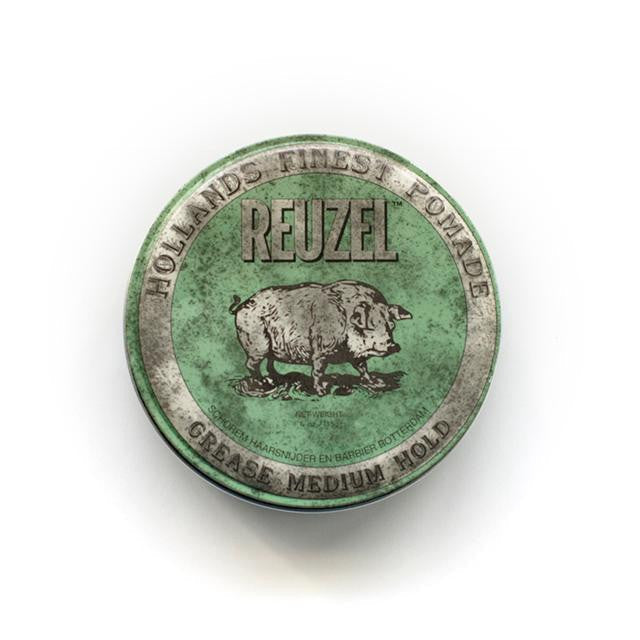 Reuzel Green Grease Pomade (Size Options) Pomades Reuzel