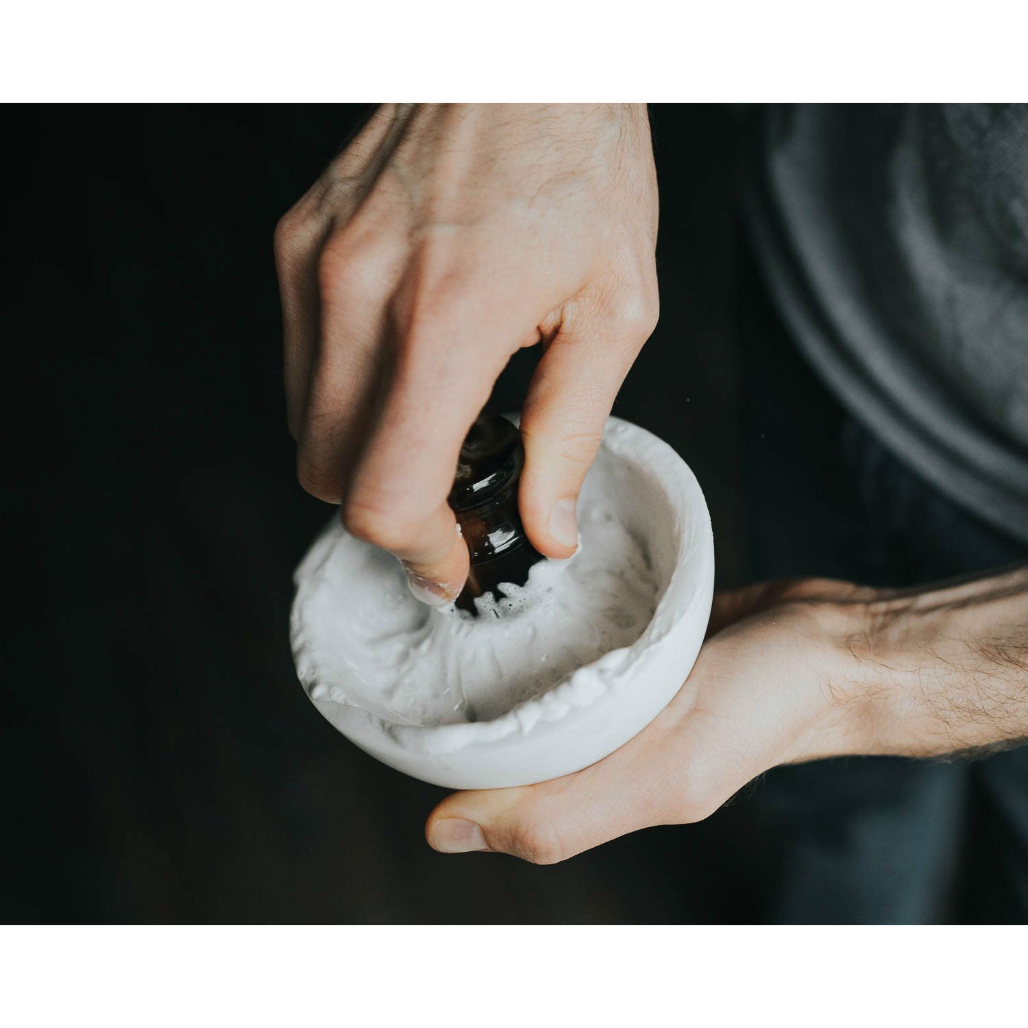 Supply White Marble Marble Bowl Shaving Mugs Supply