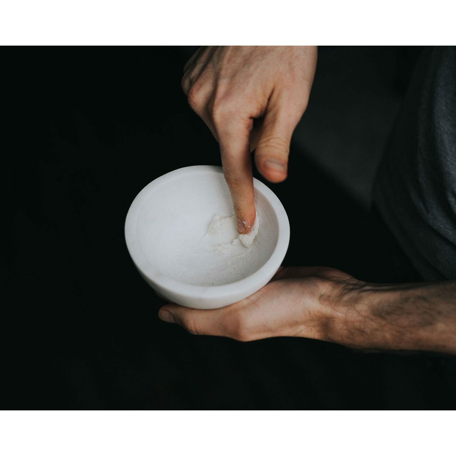 Supply White Marble Marble Bowl Shaving Mugs Supply
