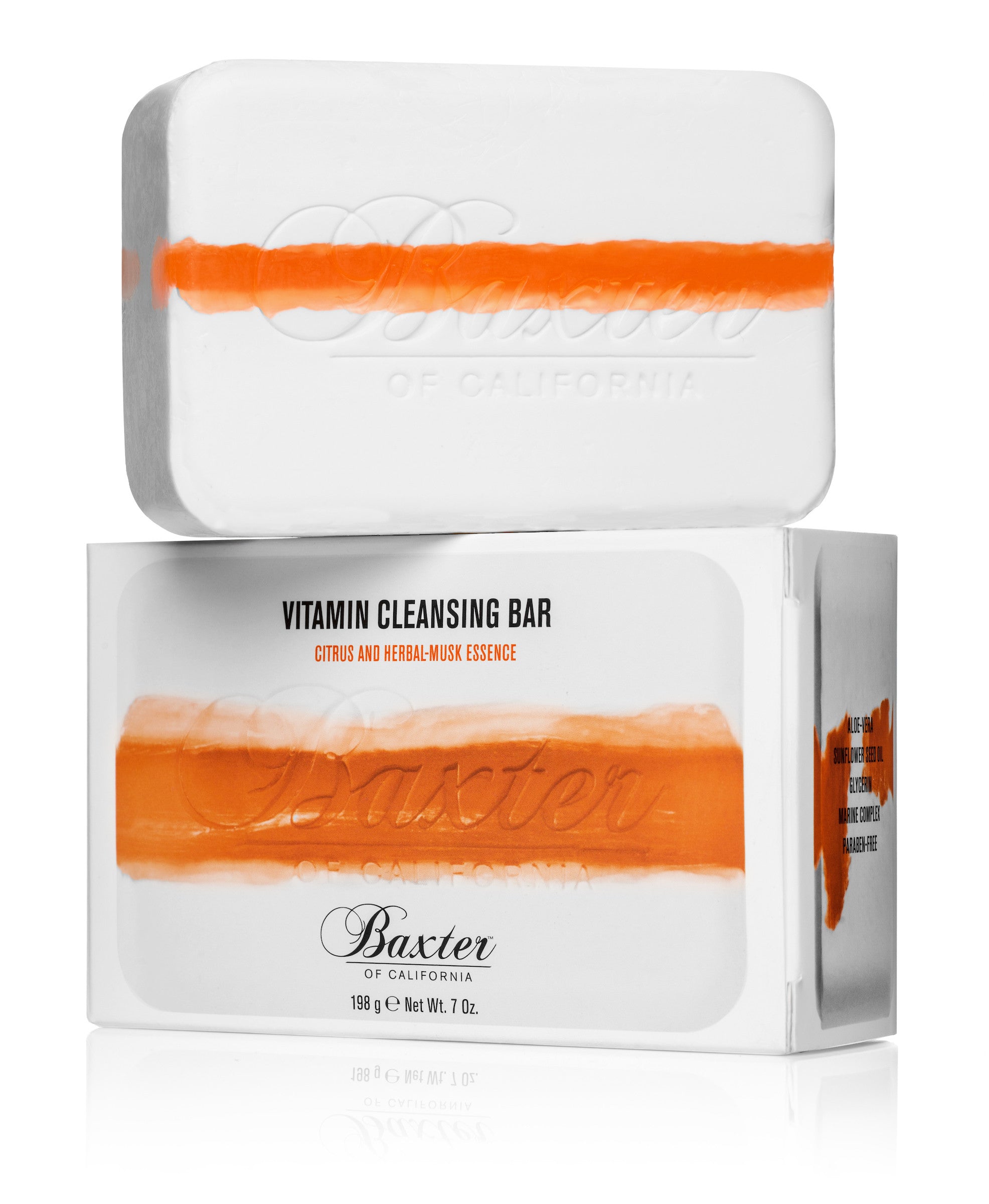 Baxter of California Vitamin Cleansing Bar - Citrus & Herbal Musk-Essence (198g) Bar Soaps Baxter Of California