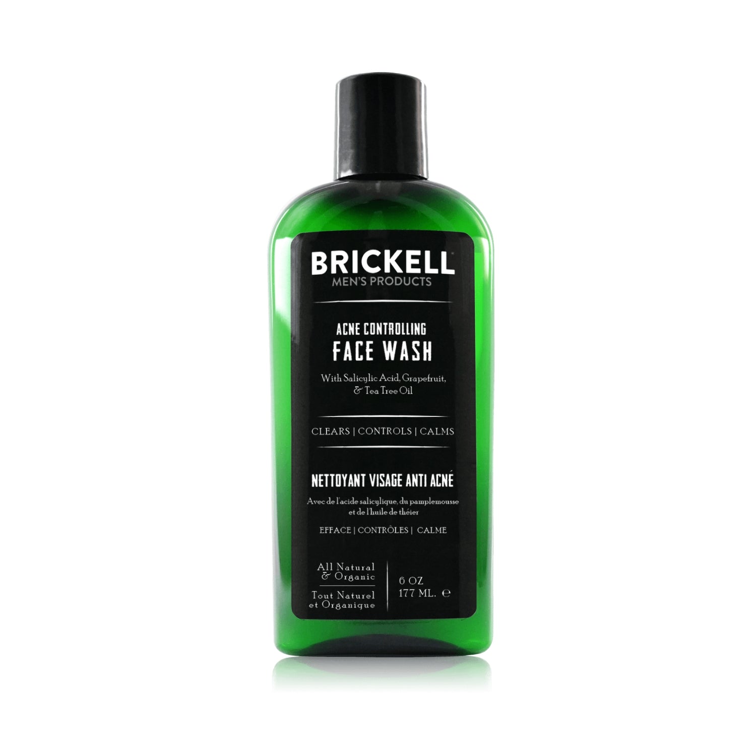 Brickell Acne Controlling Face Wash (177ml) Cleansers Brickell