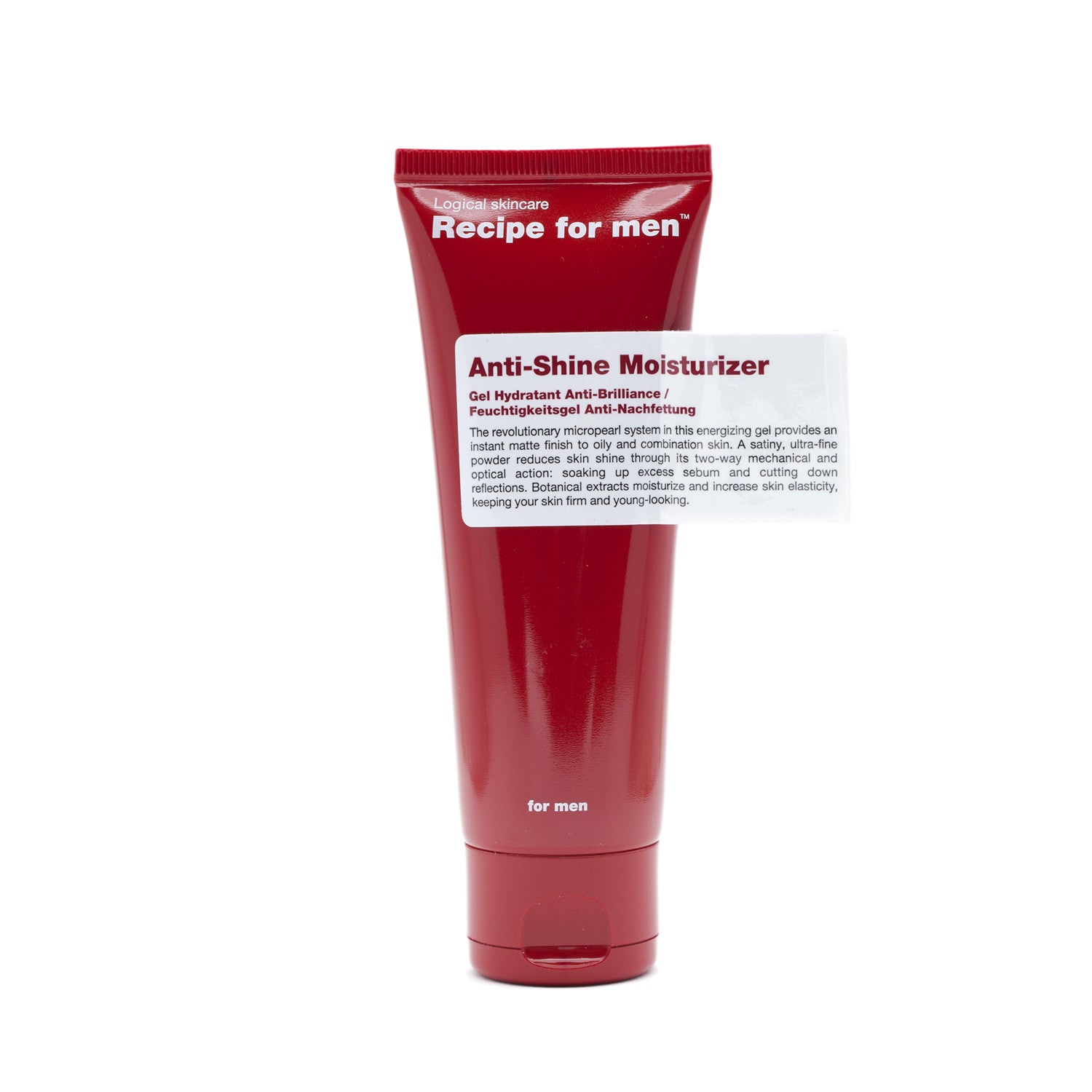 Recipe For Men Anti-Shine Moisturizer (75ml) Moisturizers Recipe For Men