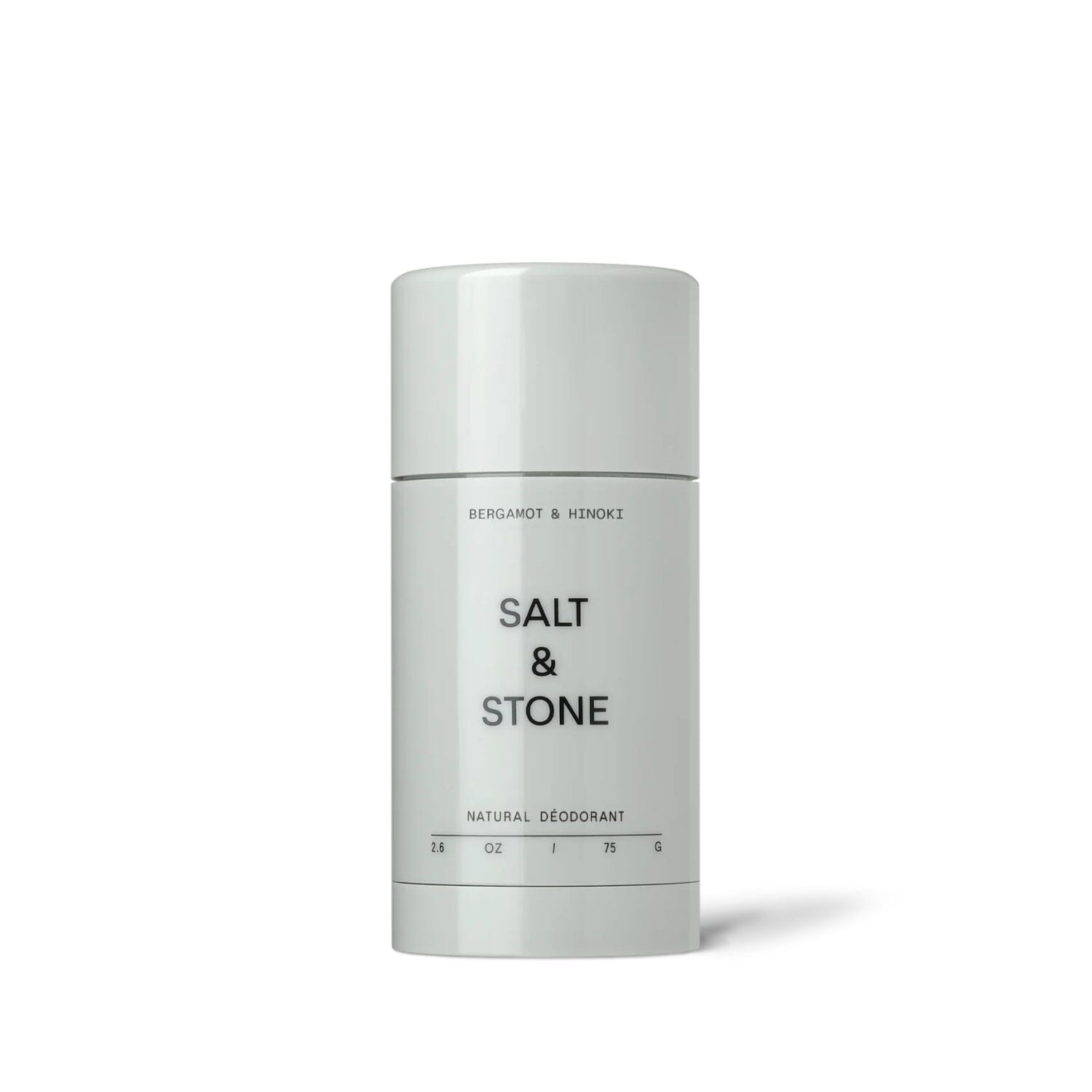 Salt & Stone Formula No 1 Natural Deodorant - Bergamot & Hinoki (75g) Deodorants & Antiperspirants Salt & Stone