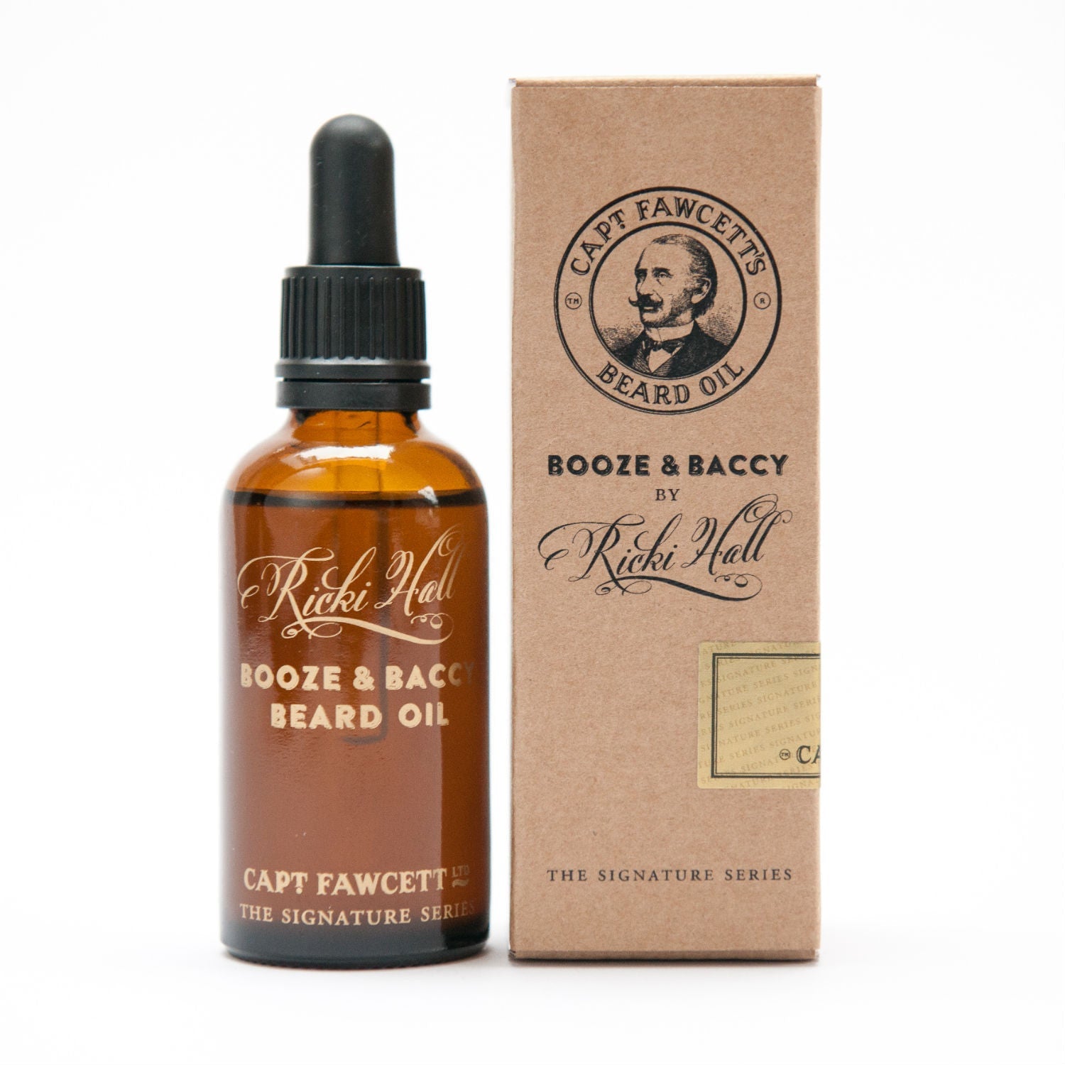 Captain Fawcett's Beard Oil - Ricki Hall's Booze & Baccy (Size Options) Beard OIls Capt. Fawcett