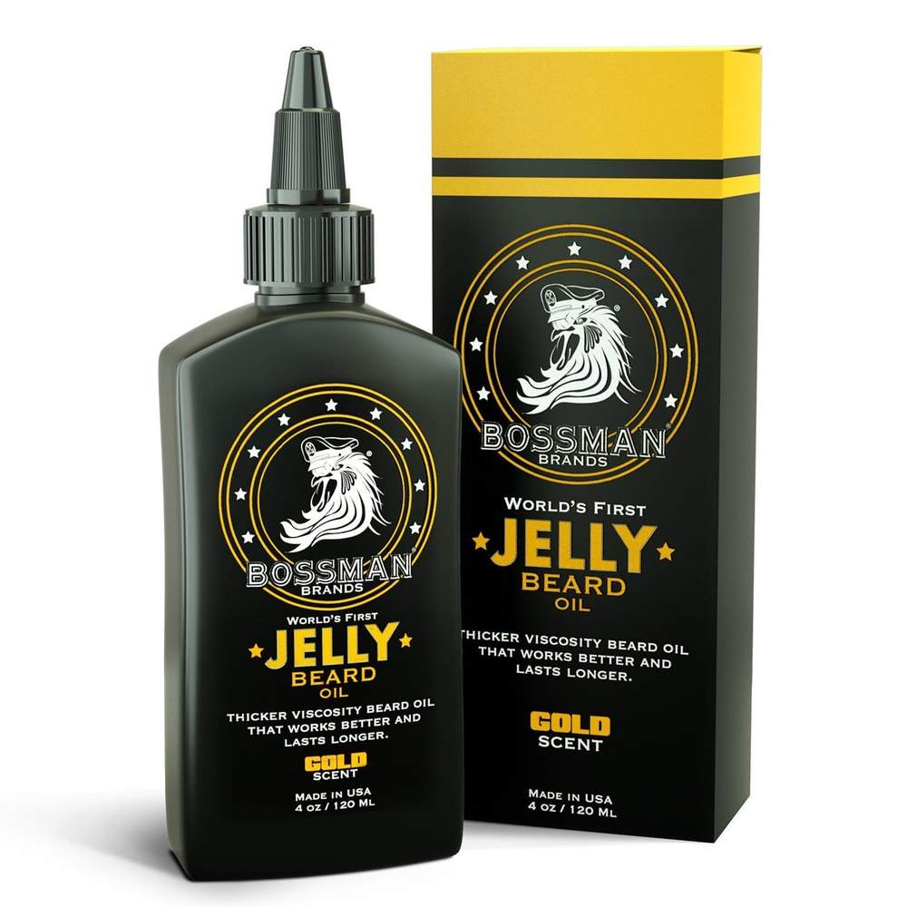 Bossman Jelly Beard Oil (4oz) - Scent Options Beard OIls Bossman Gold